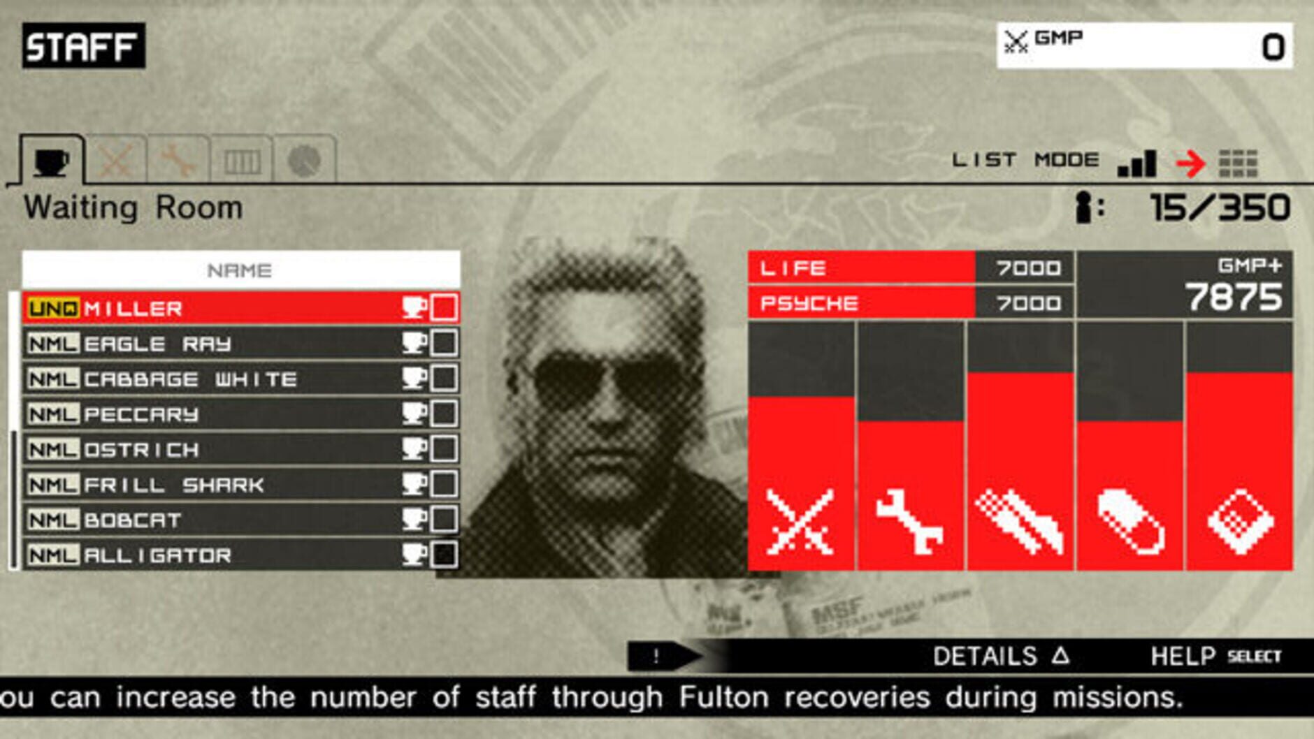 Screenshot for Metal Gear Solid: Peace Walker
