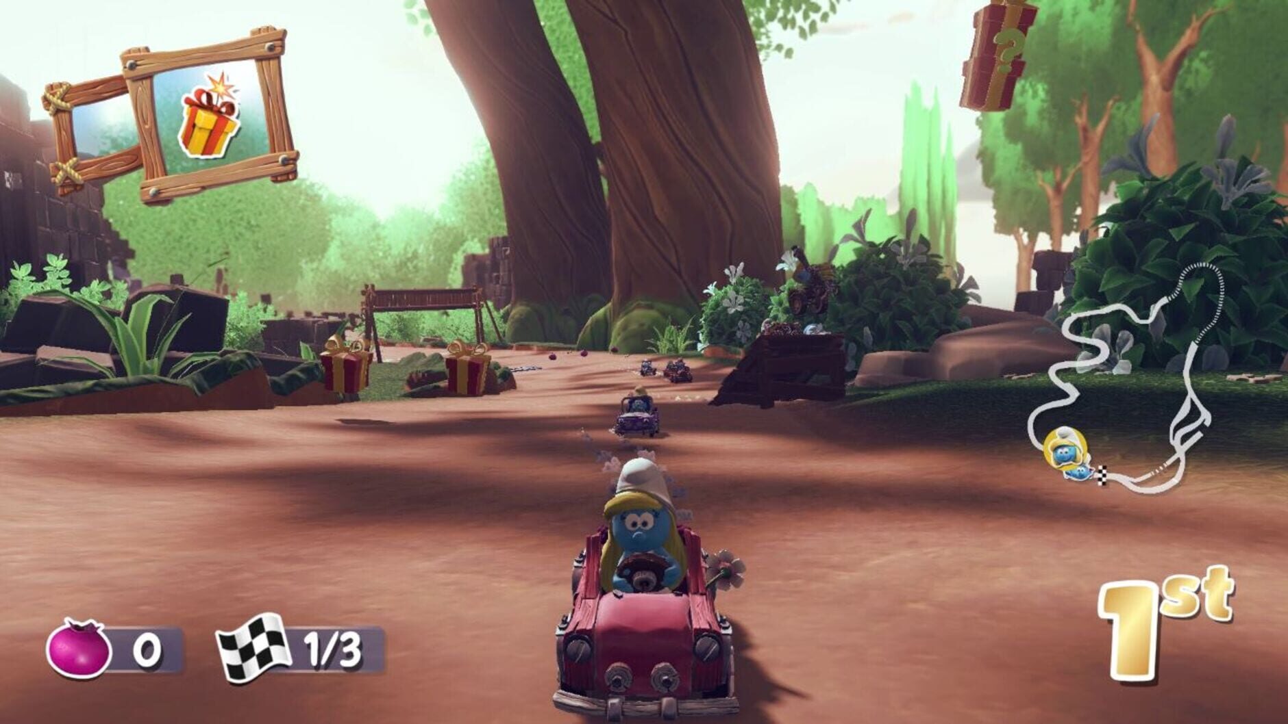 Screenshot for Smurfs Kart
