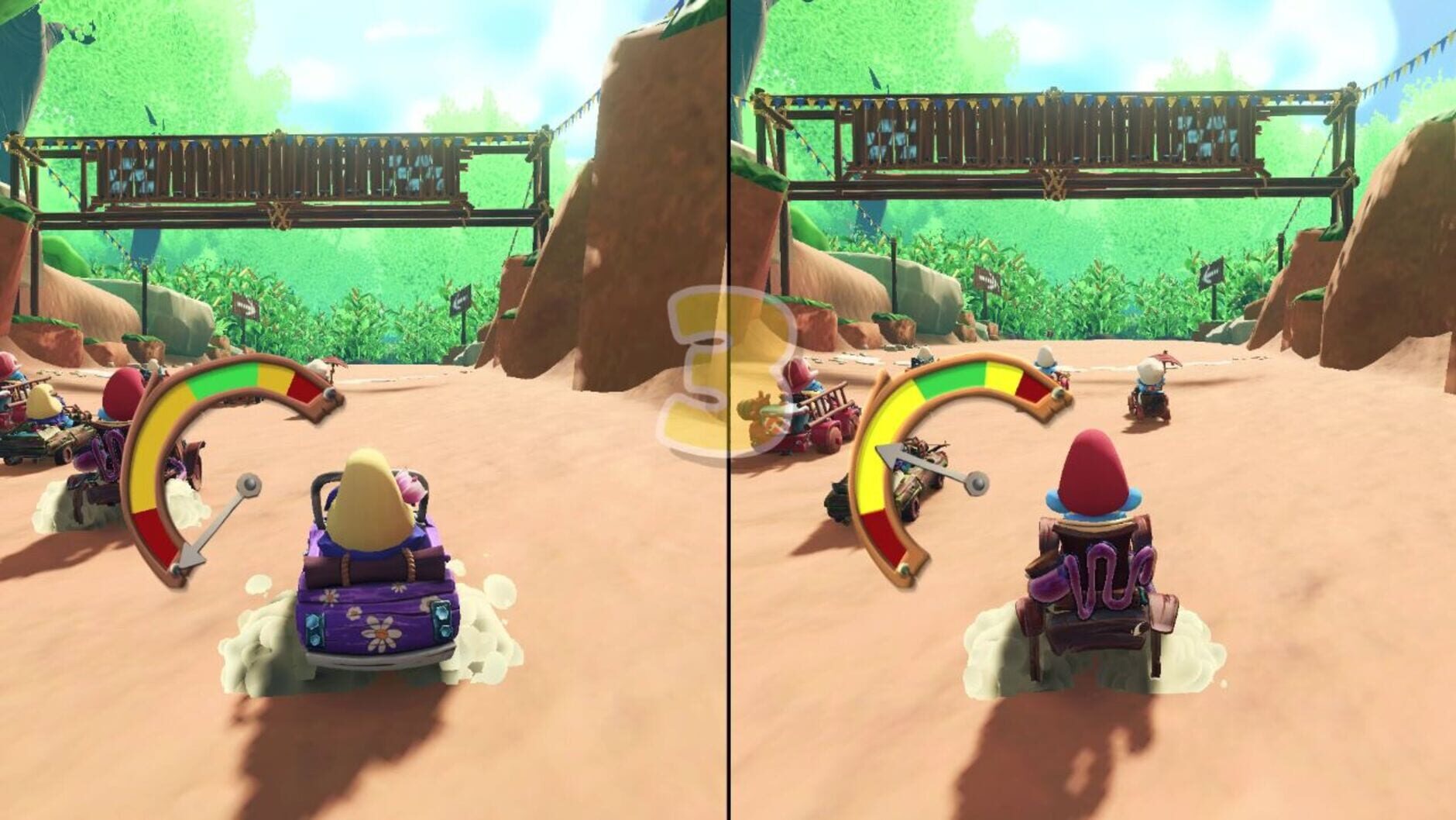 Screenshot for Smurfs Kart