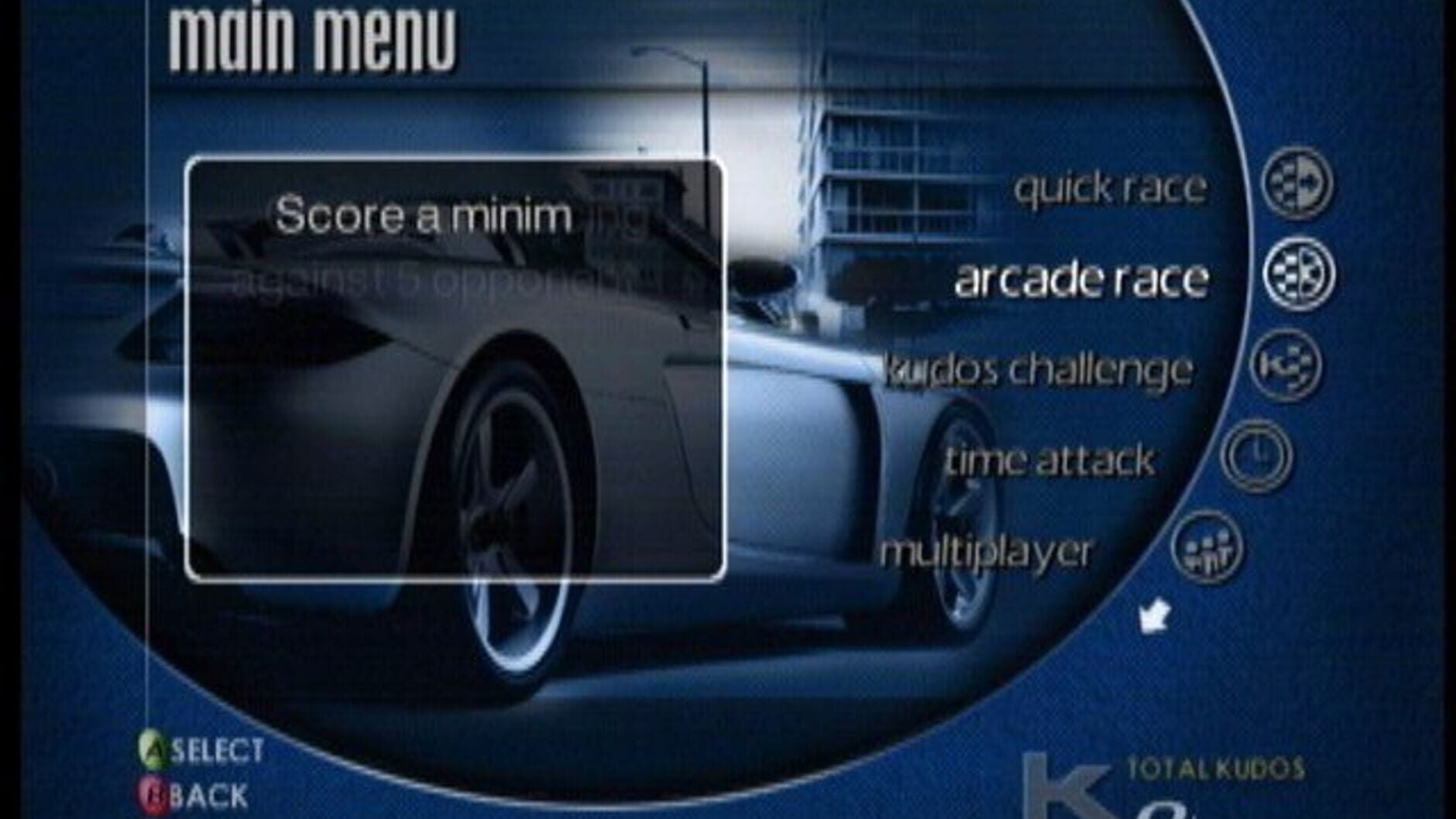 Screenshot for Project Gotham Racing