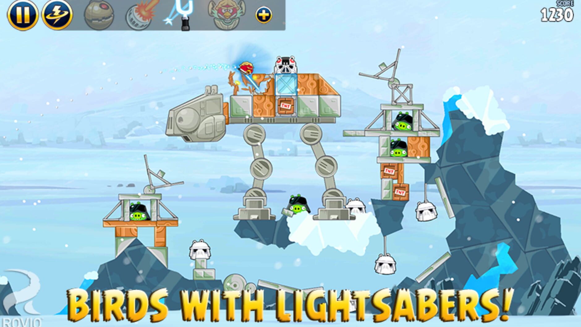 Screenshot for Angry Birds Star Wars HD