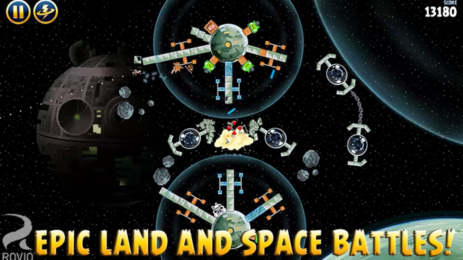 Screenshot for Angry Birds Star Wars HD