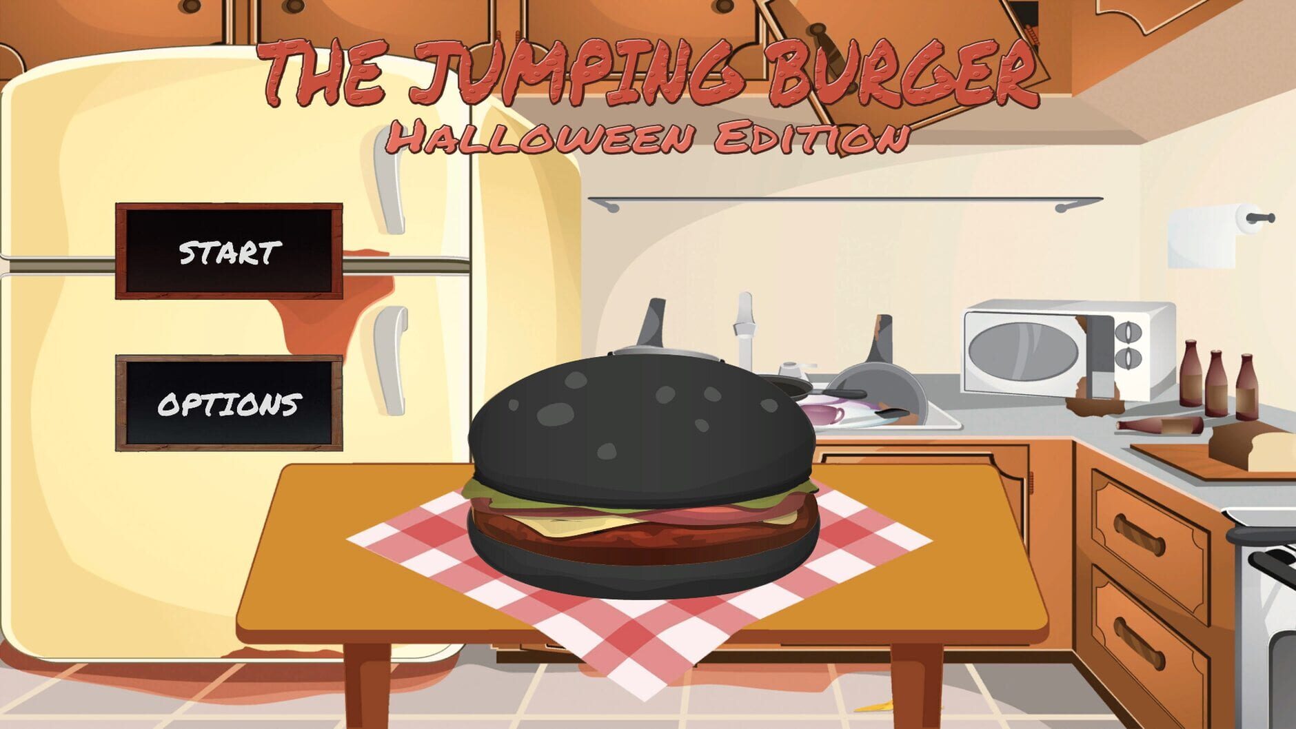 Screenshot for The Jumping Burger: Halloween Edition