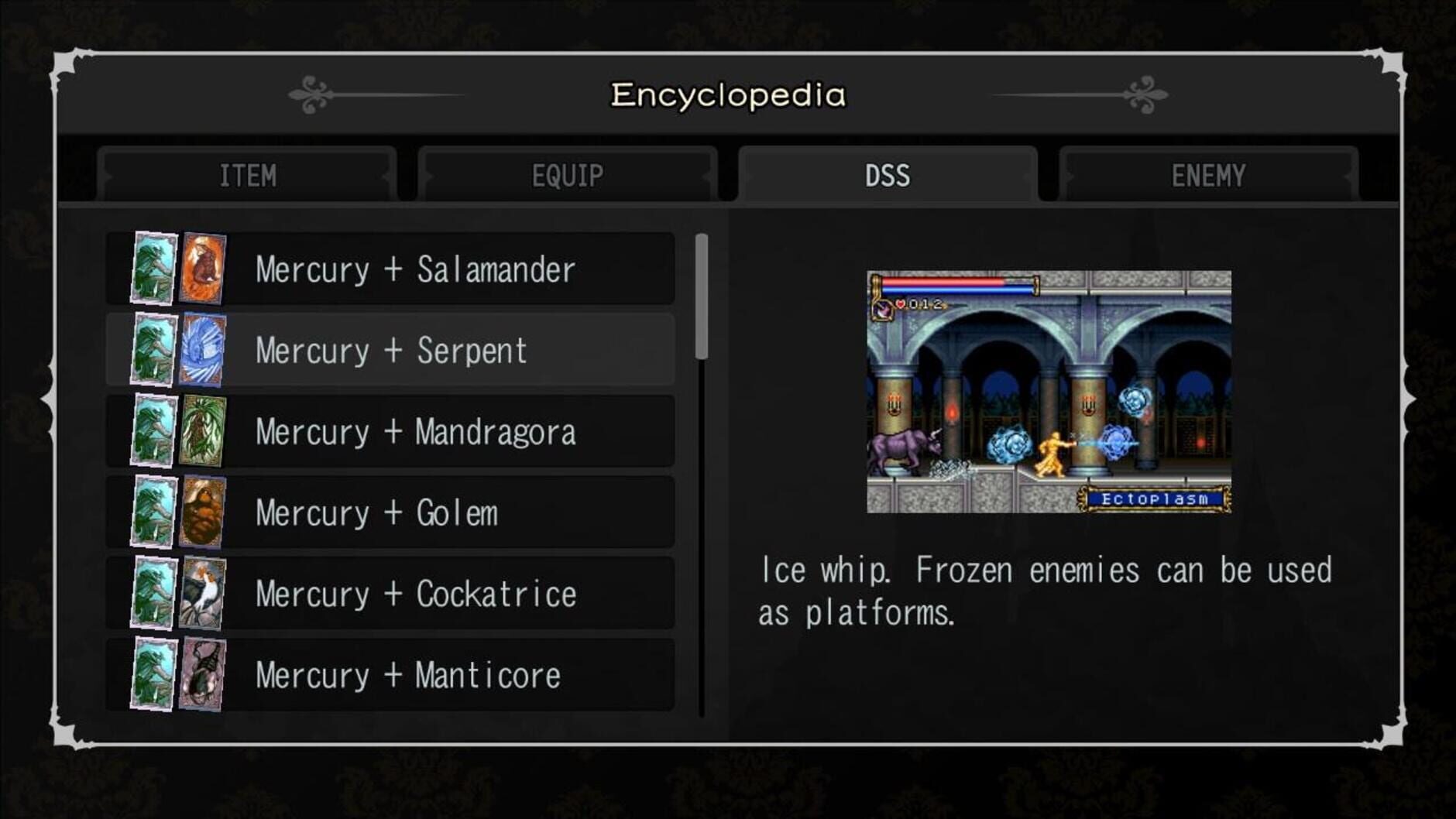 Screenshot for Castlevania: Circle of the Moon