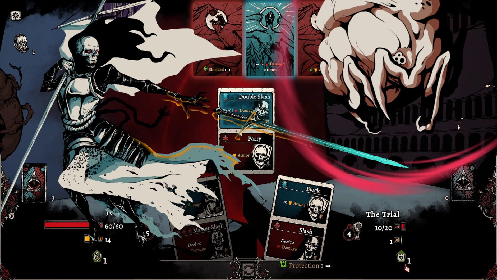 Screenshot for Nadir: A Grimdark Deckbuilder