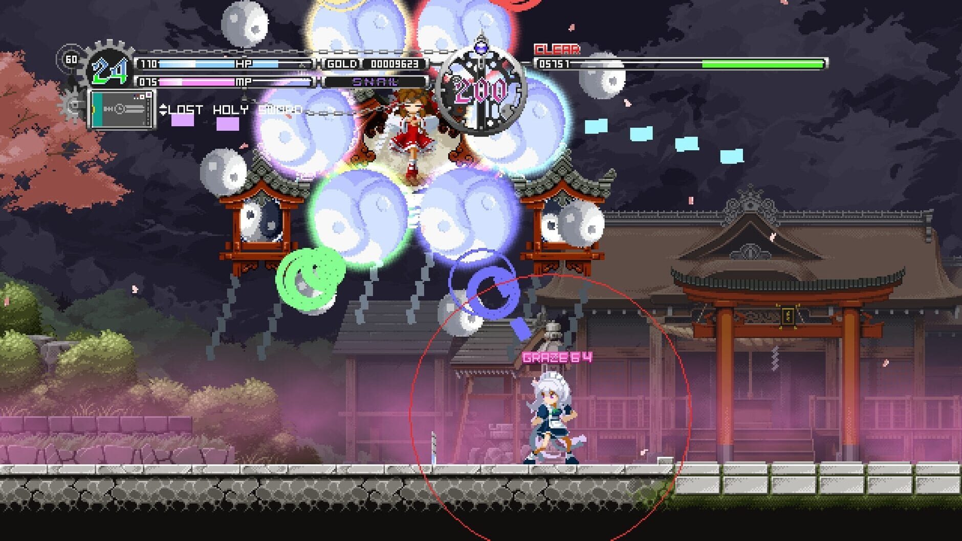 Screenshot for Touhou Luna Nights