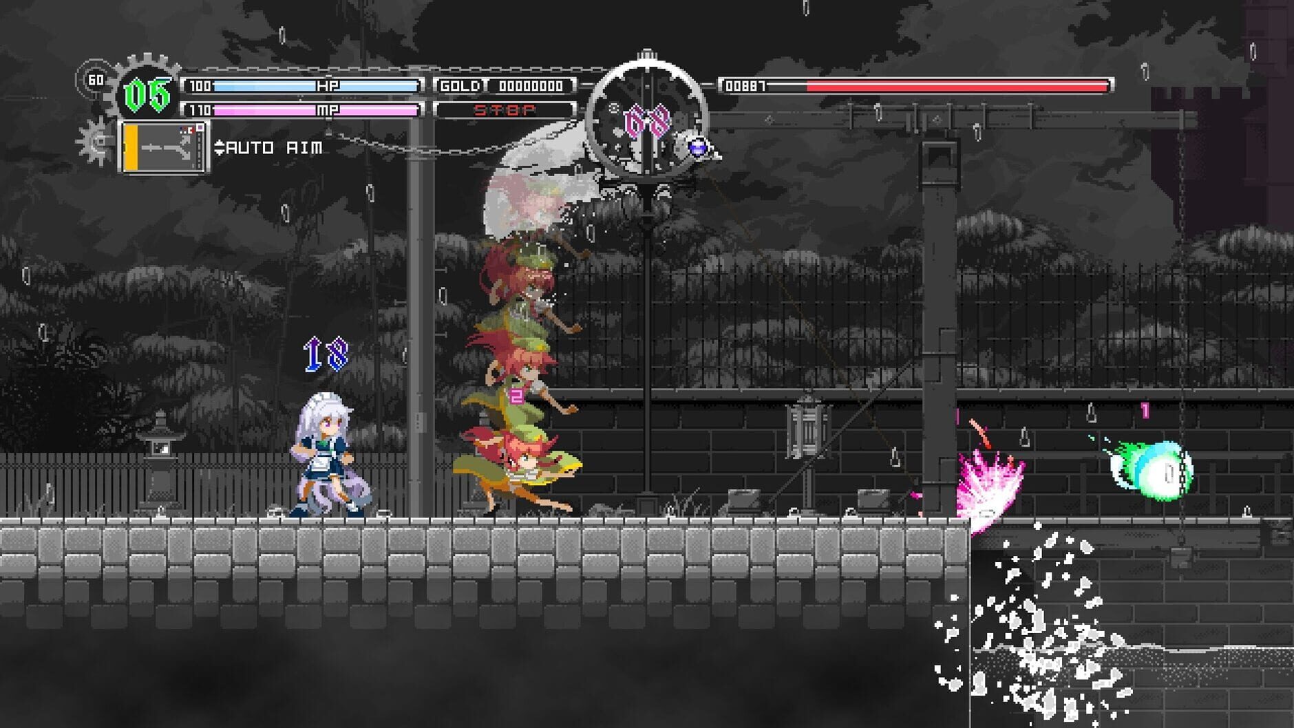Screenshot for Touhou Luna Nights