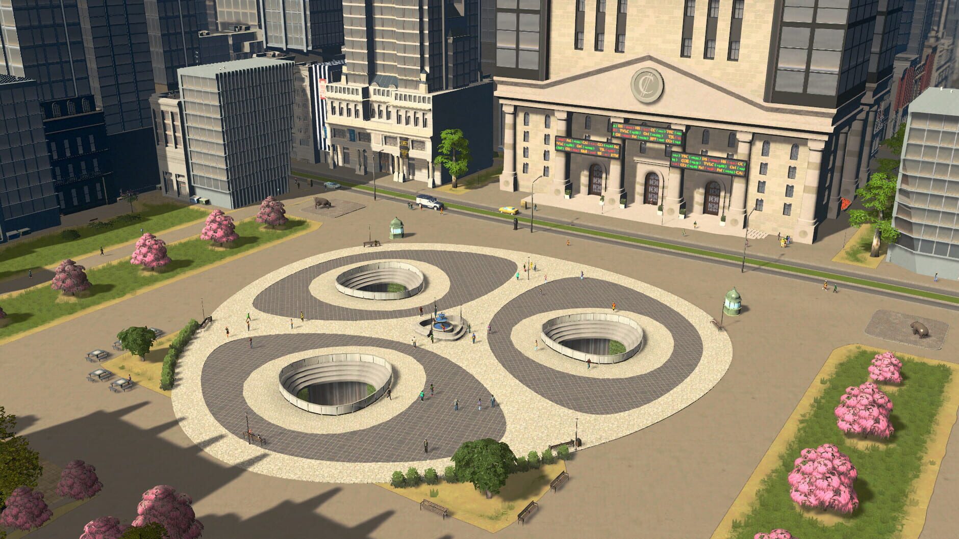Screenshot for Cities: Skylines - Financial Districts