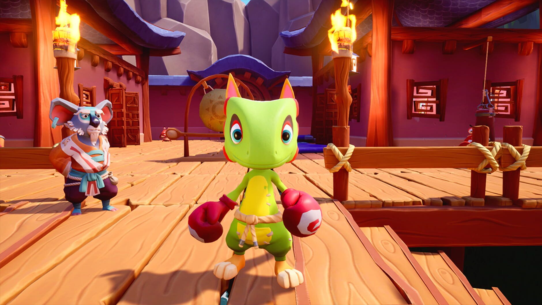 Screenshot for Kao the Kangaroo: Yooka x Kao