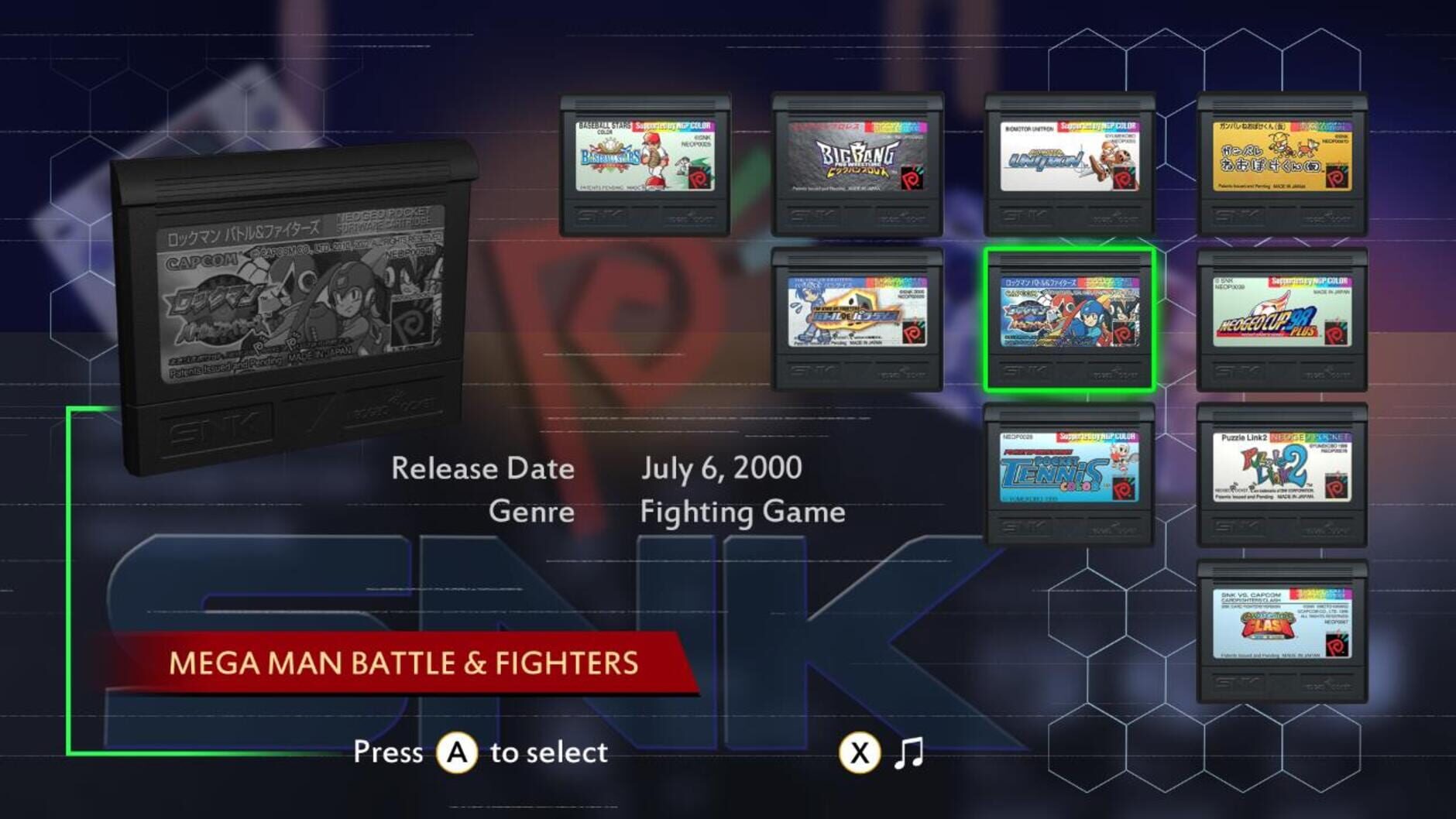 Screenshot for Neogeo Pocket Color Selection Vol.2