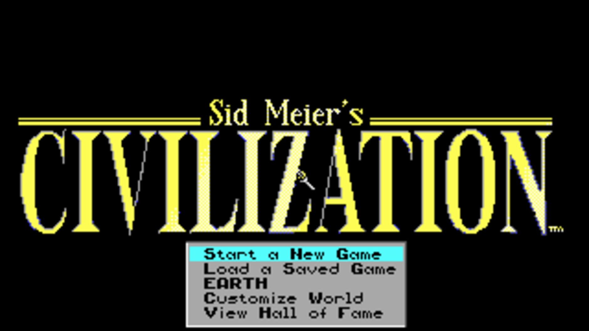 Screenshot for Sid Meier's Civilization