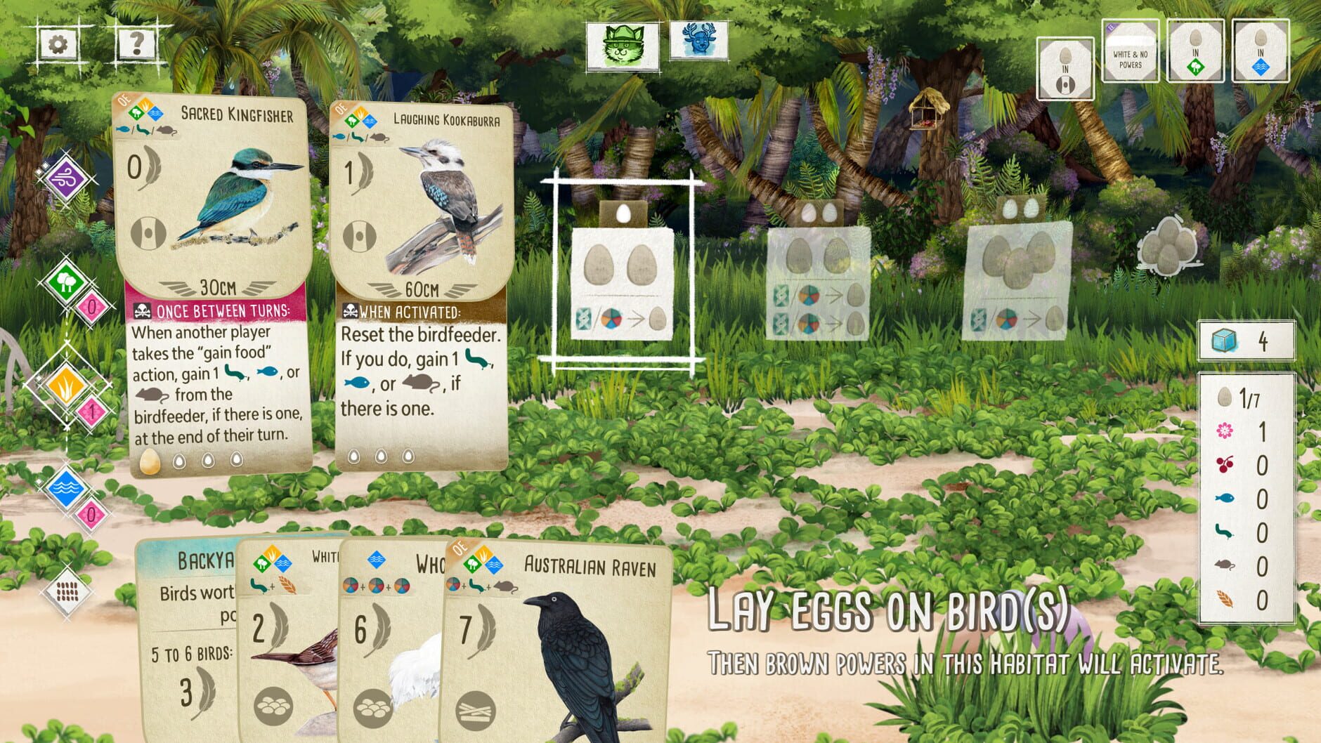 Screenshot for Wingspan: Oceania Expansion