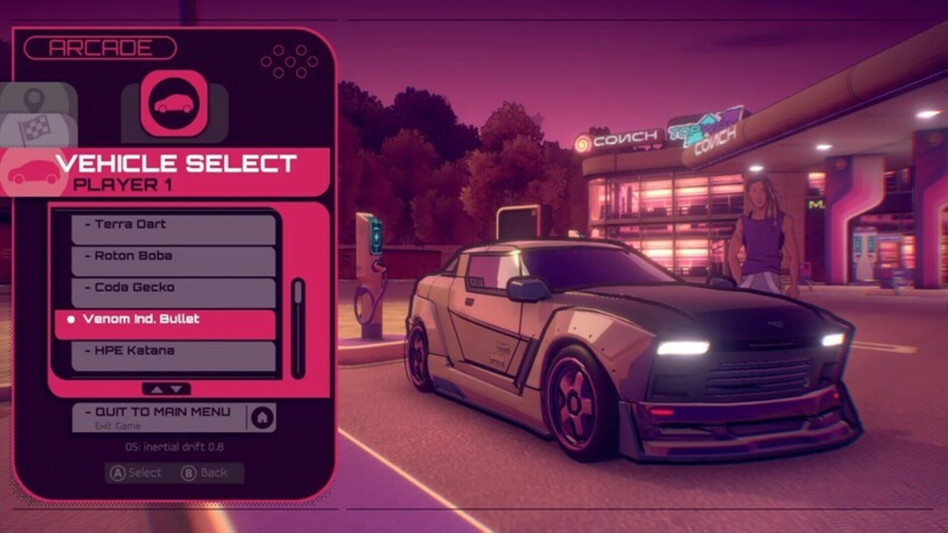Screenshot for Inertial Drift: Twilight Rivals