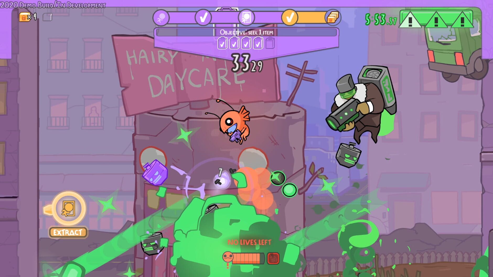 Screenshot for Alien Hominid Invasion