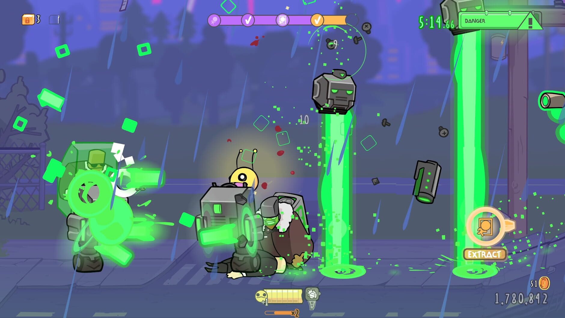 Screenshot for Alien Hominid Invasion