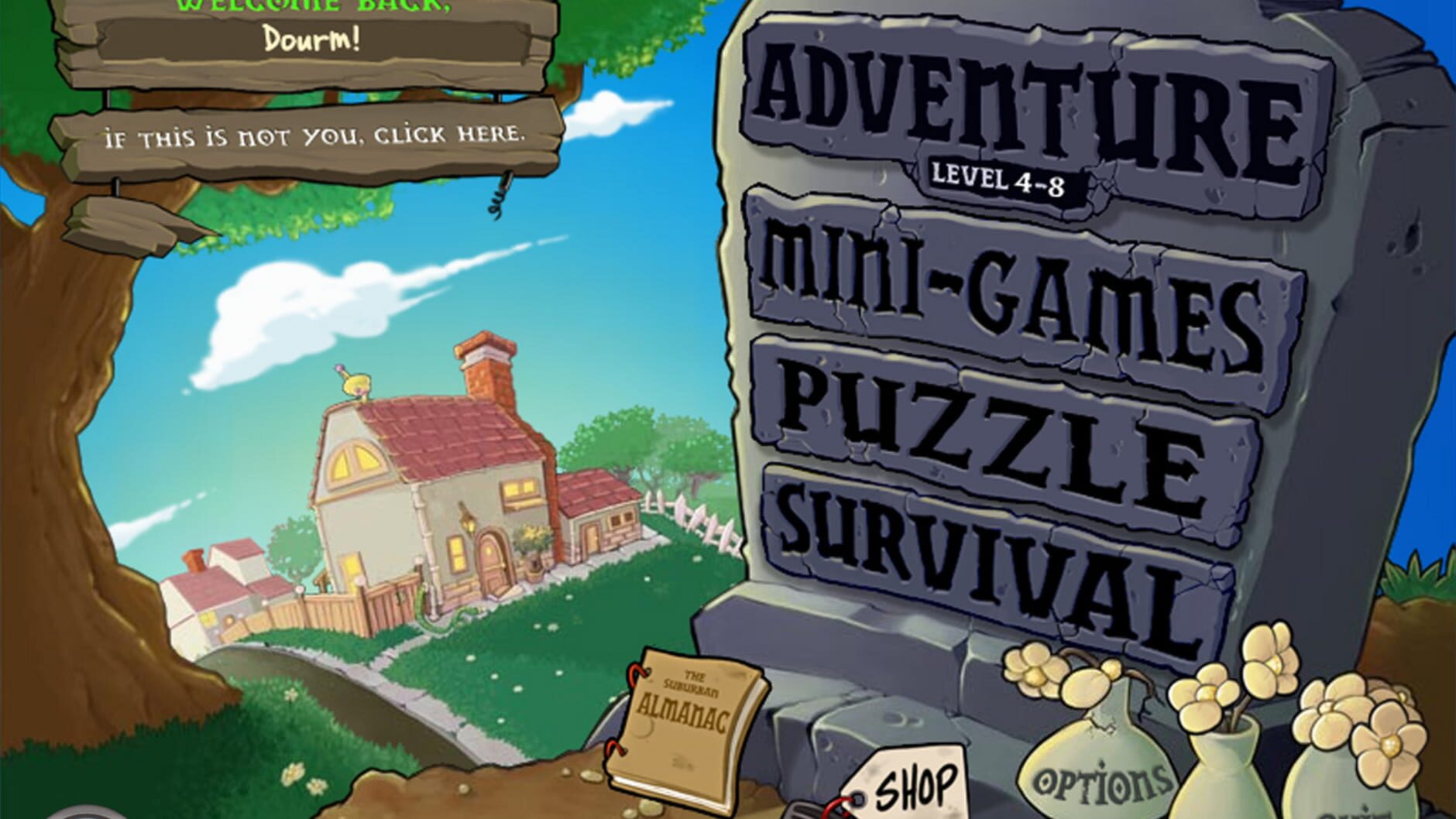 Screenshot for Plants vs. Zombies