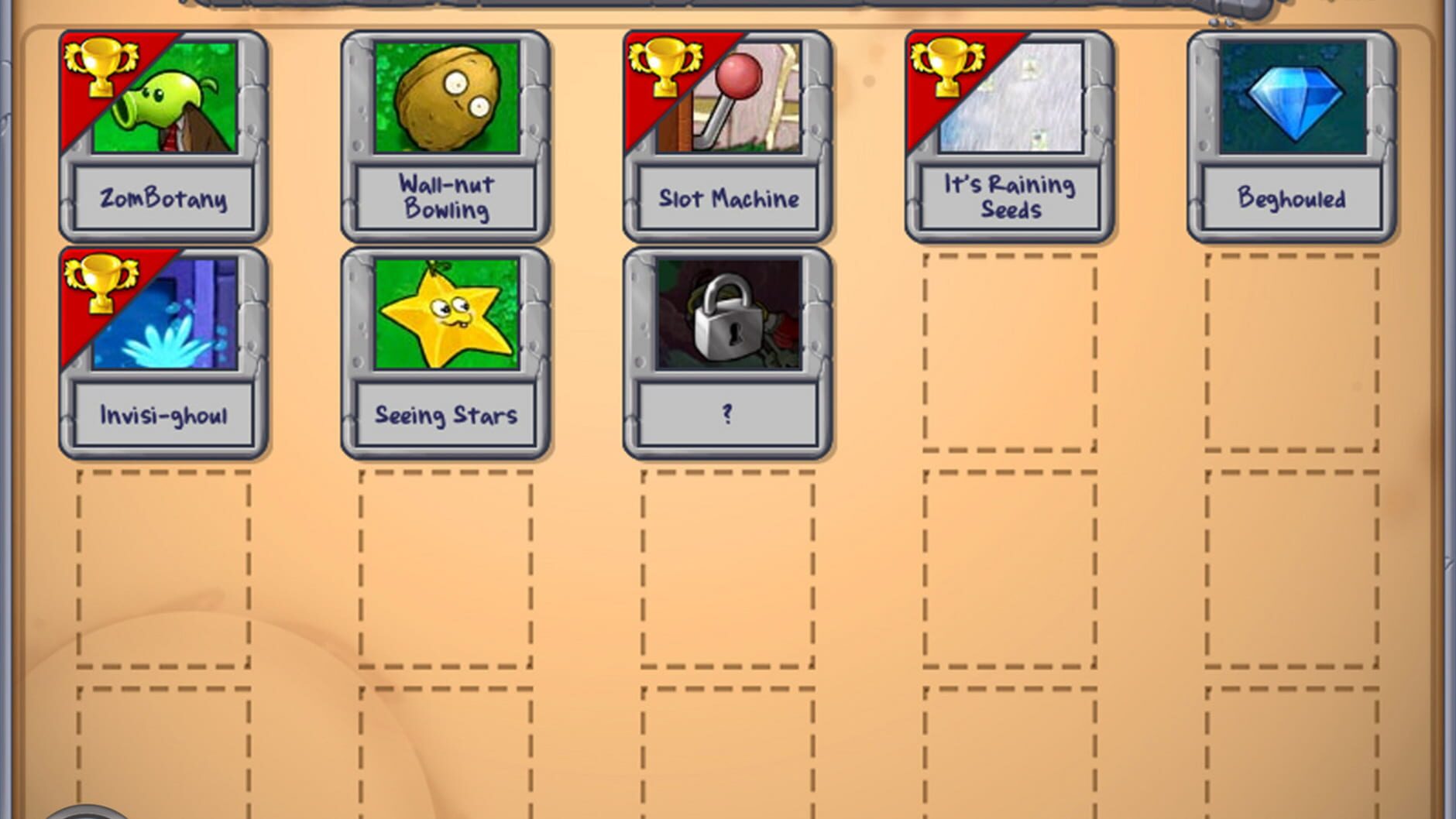 Screenshot for Plants vs. Zombies