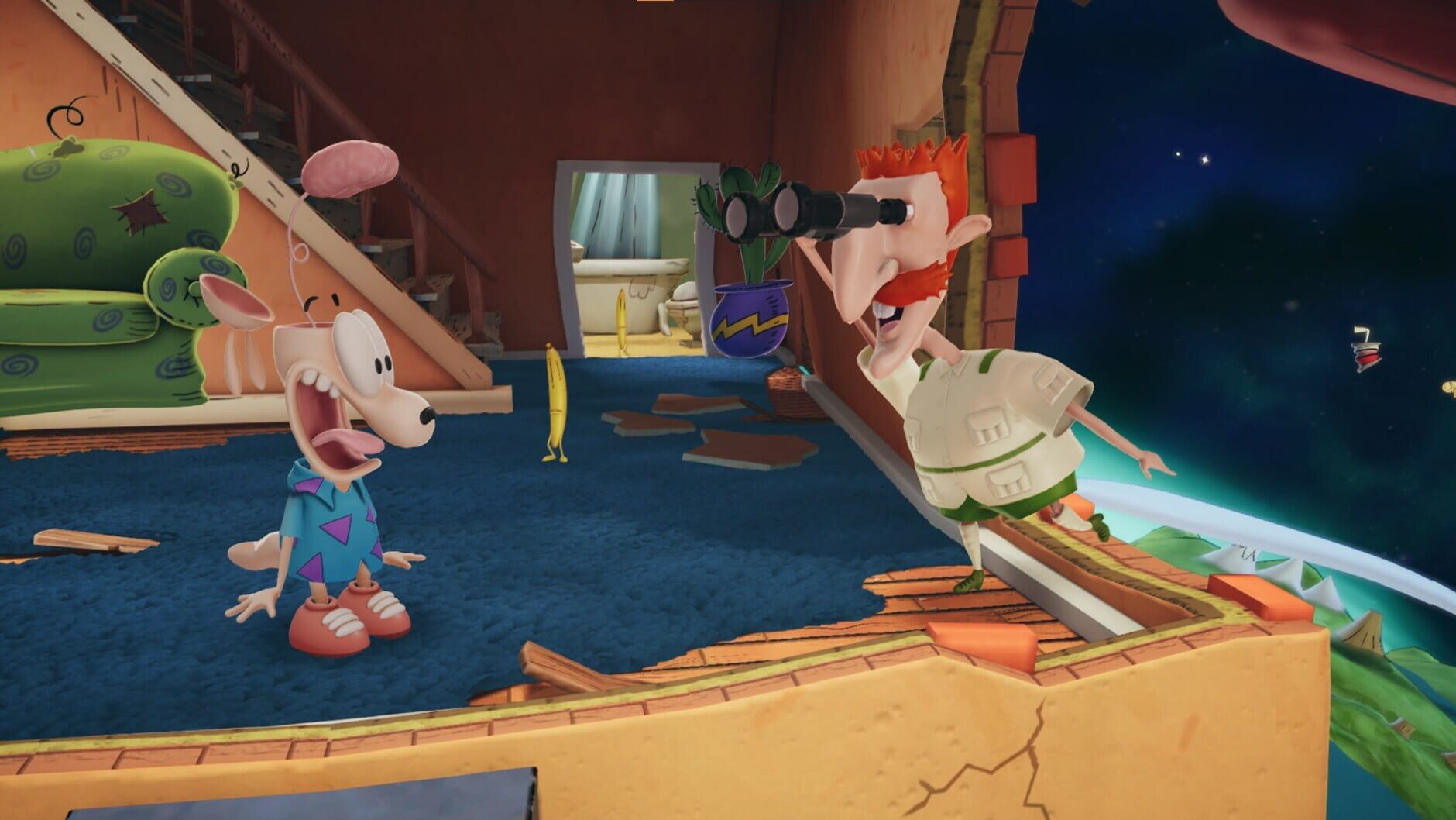Screenshot for Nickelodeon All-Star Brawl: Rocko Brawler Pack