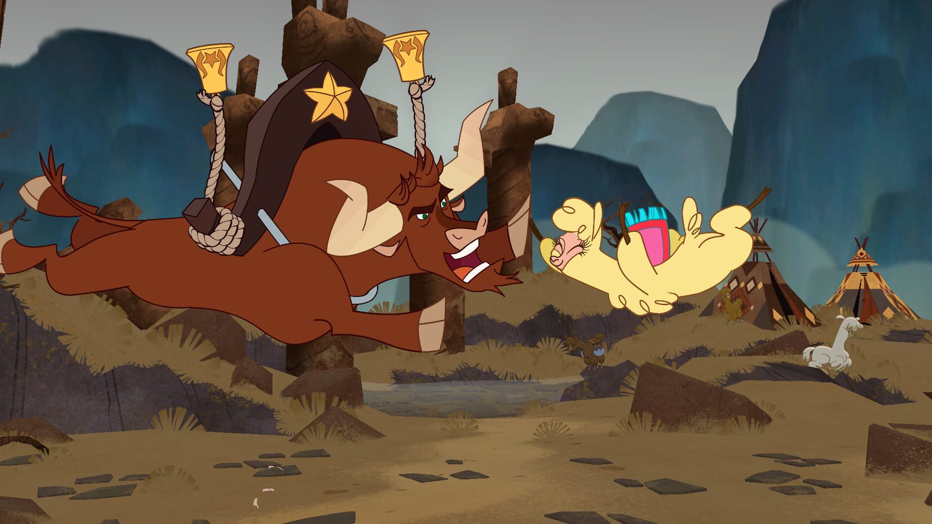 Screenshot for Them's Fightin' Herds: Texas