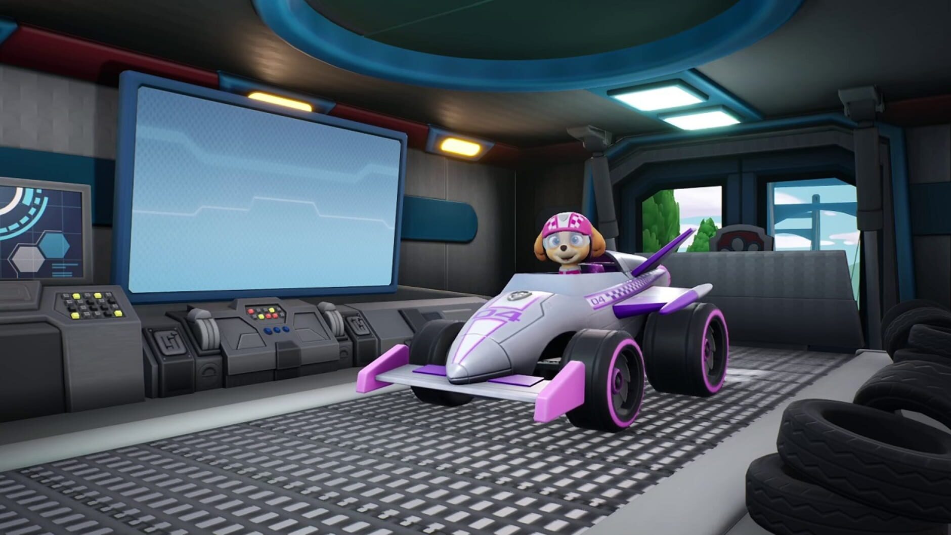 Screenshot for Paw Patrol: Grand Prix - Race in Barkingburg