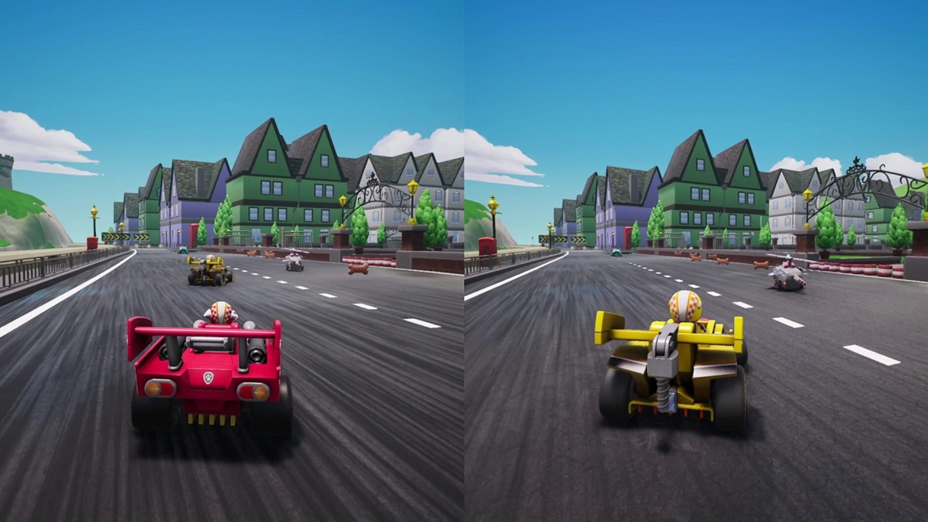 Screenshot for Paw Patrol: Grand Prix - Race in Barkingburg