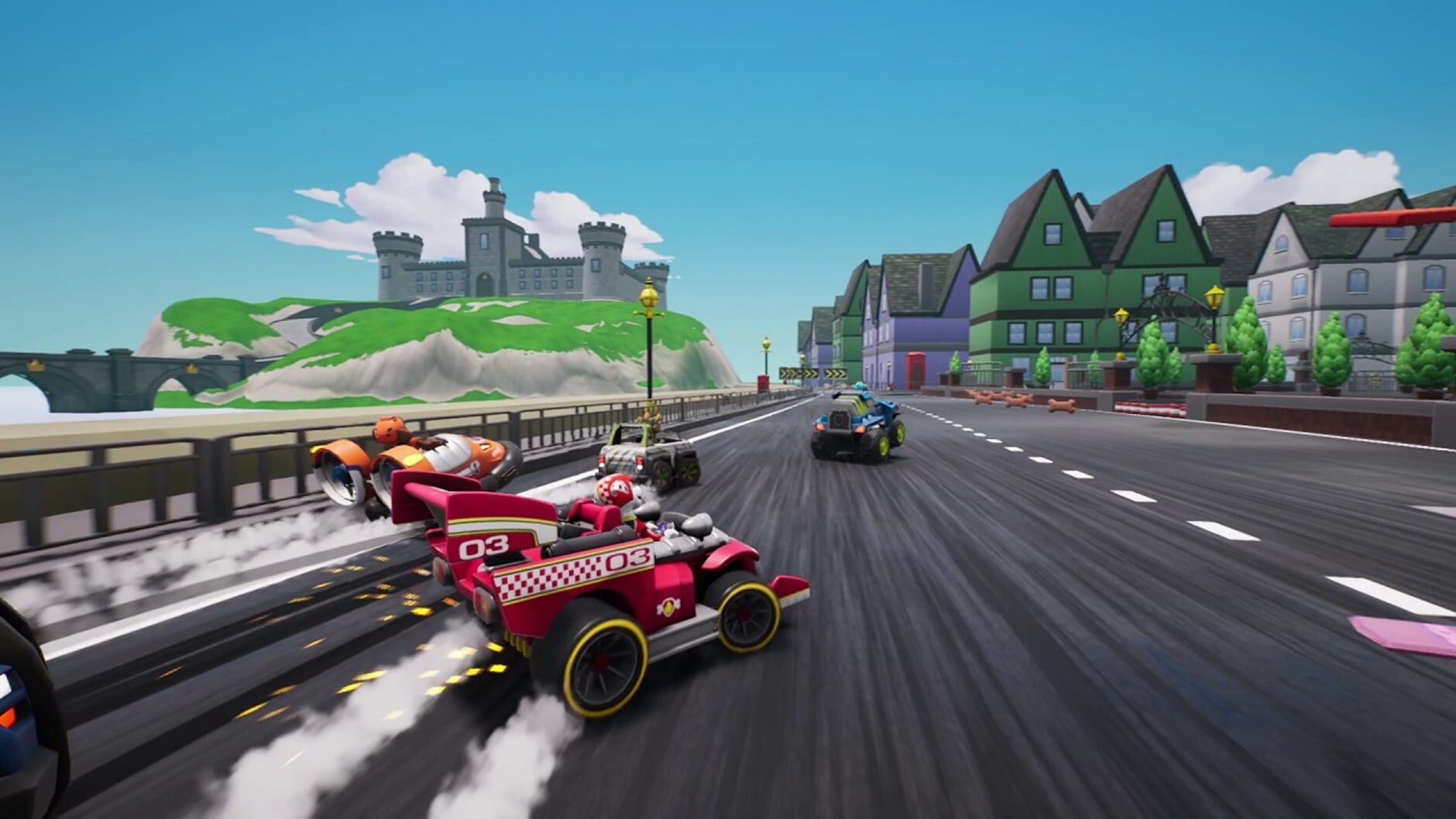 Screenshot for Paw Patrol: Grand Prix - Race in Barkingburg
