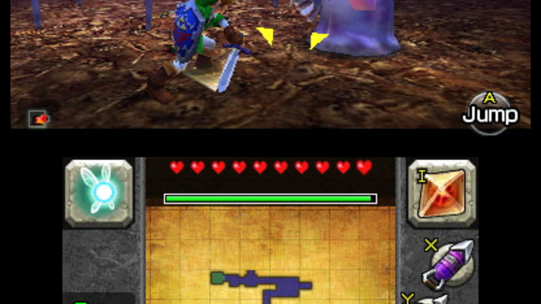 Screenshot for The Legend of Zelda: Ocarina of Time 3D
