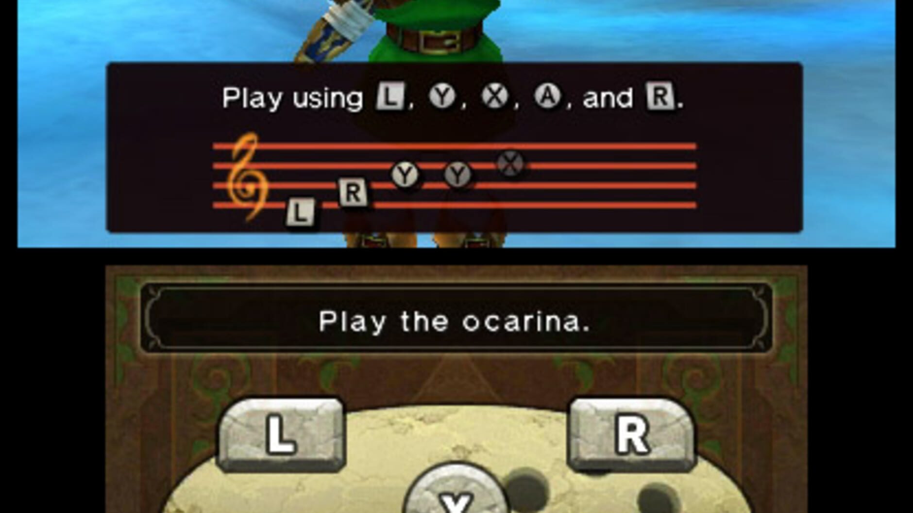 Screenshot for The Legend of Zelda: Ocarina of Time 3D