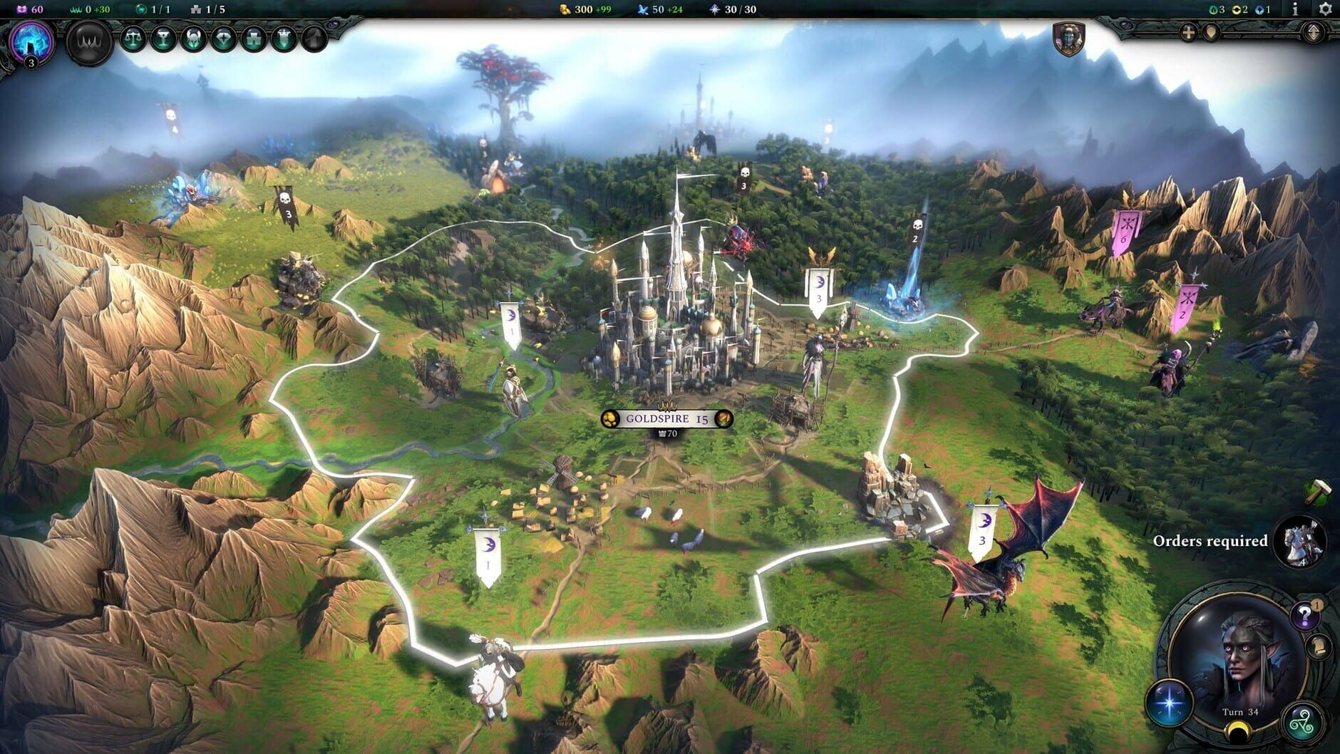 Screenshot for Age of Wonders 4