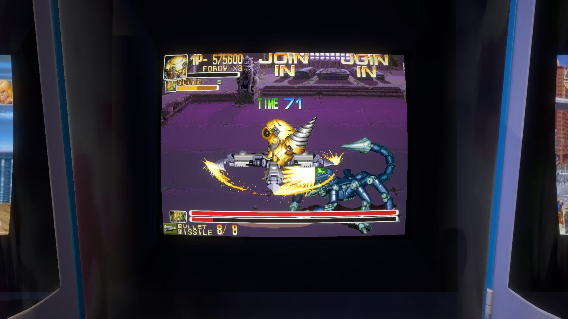 Screenshot for Capcom Arcade Stadium: Powered Gear - Strategic Variant Armor Equipment
