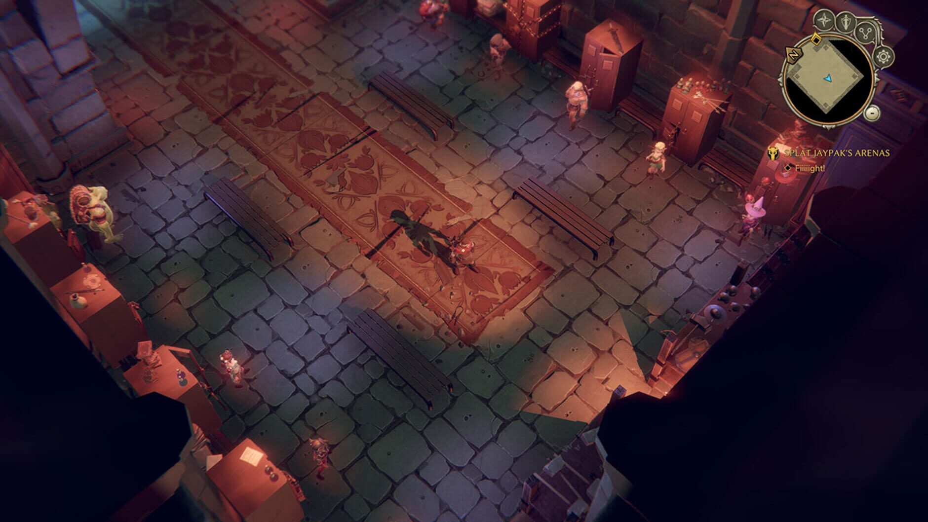 Screenshot for The Dungeon of Naheulbeuk: The Amulet of Chaos - Chicken Edition: Splat Jaypak's Arenas