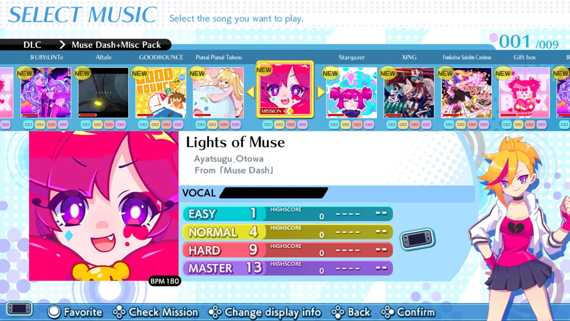 Screenshot for Groove Coaster: Wai Wai Party!!!! - Muse Dash + Misc Pack
