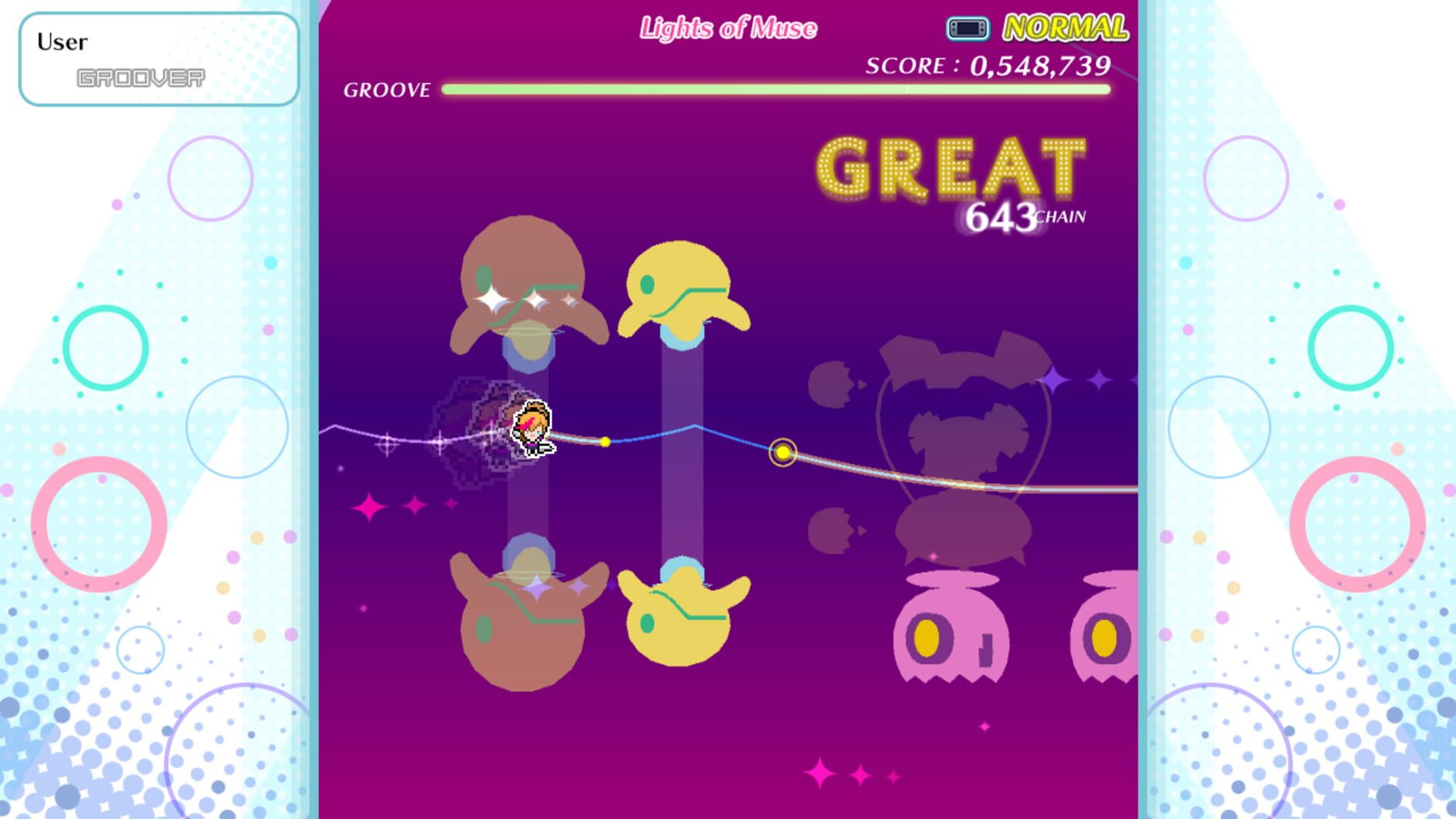 Screenshot for Groove Coaster: Wai Wai Party!!!! - Muse Dash + Misc Pack