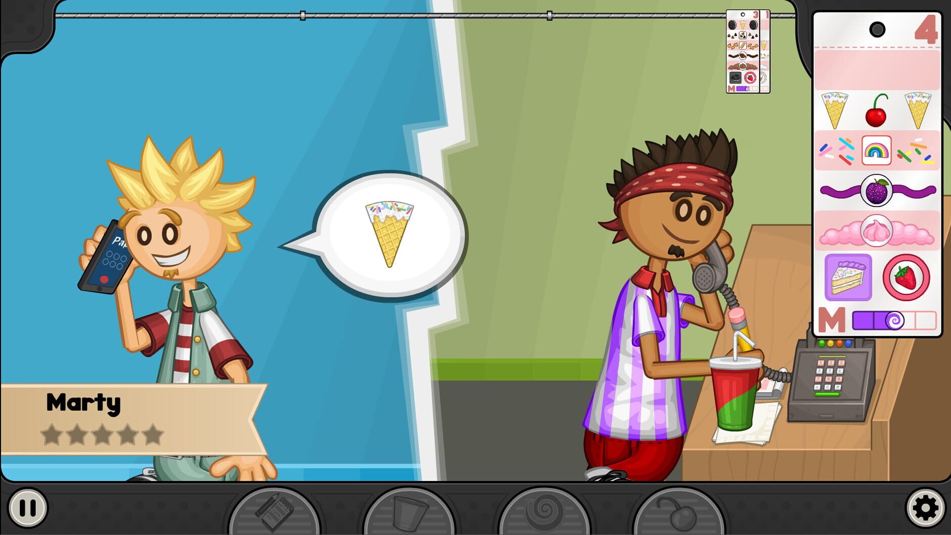 Screenshot for Papa's Freezeria Deluxe