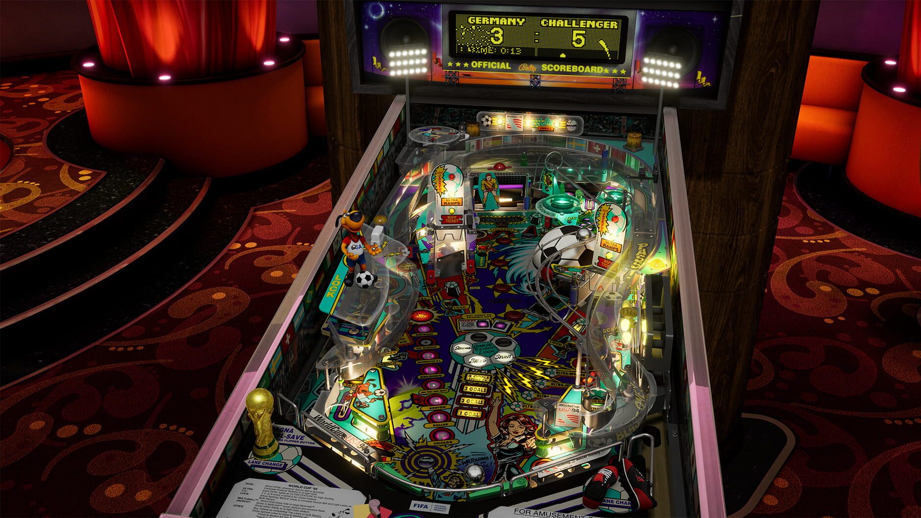 Screenshot for Pinball FX: Williams Pinball - World Cup Soccer