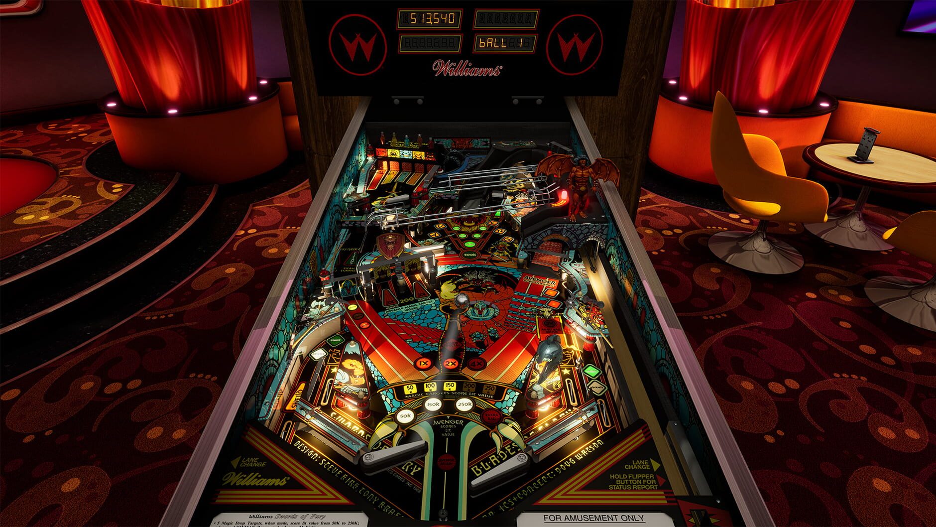 Screenshot for Pinball FX: Williams Pinball - Swords of Fury
