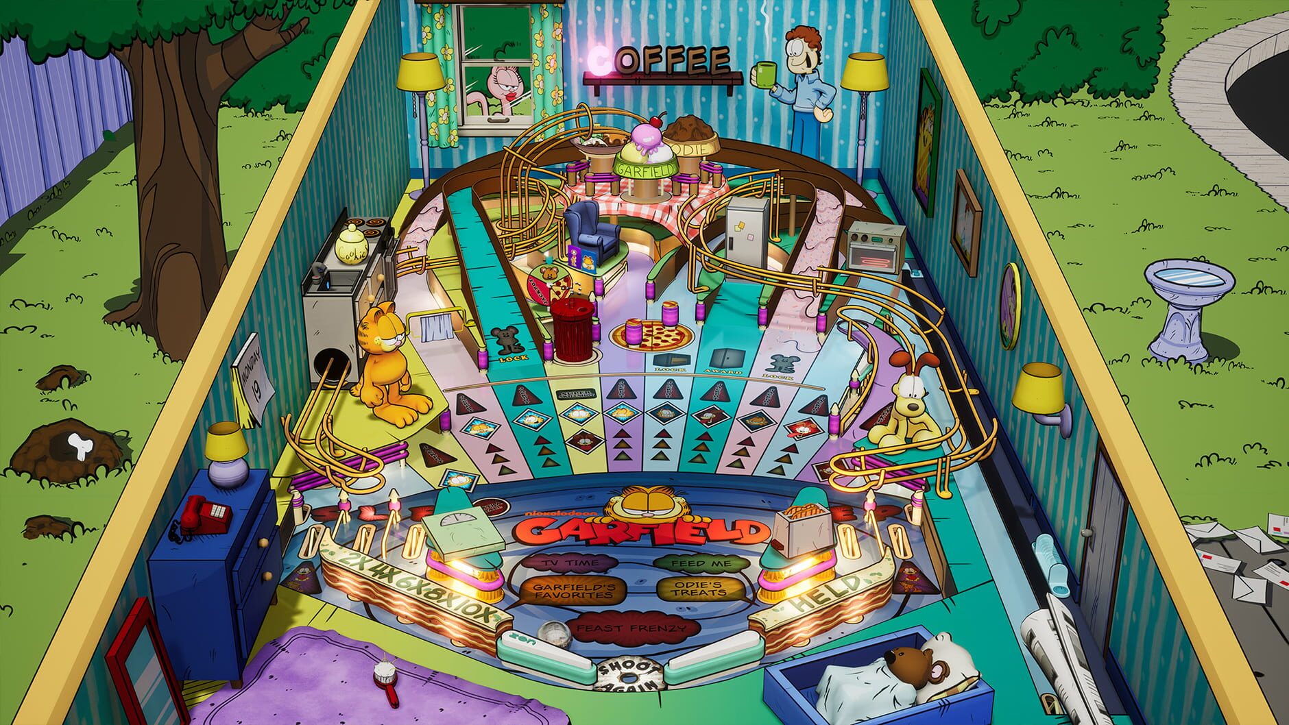 Screenshot for Pinball FX: Garfield Pinball