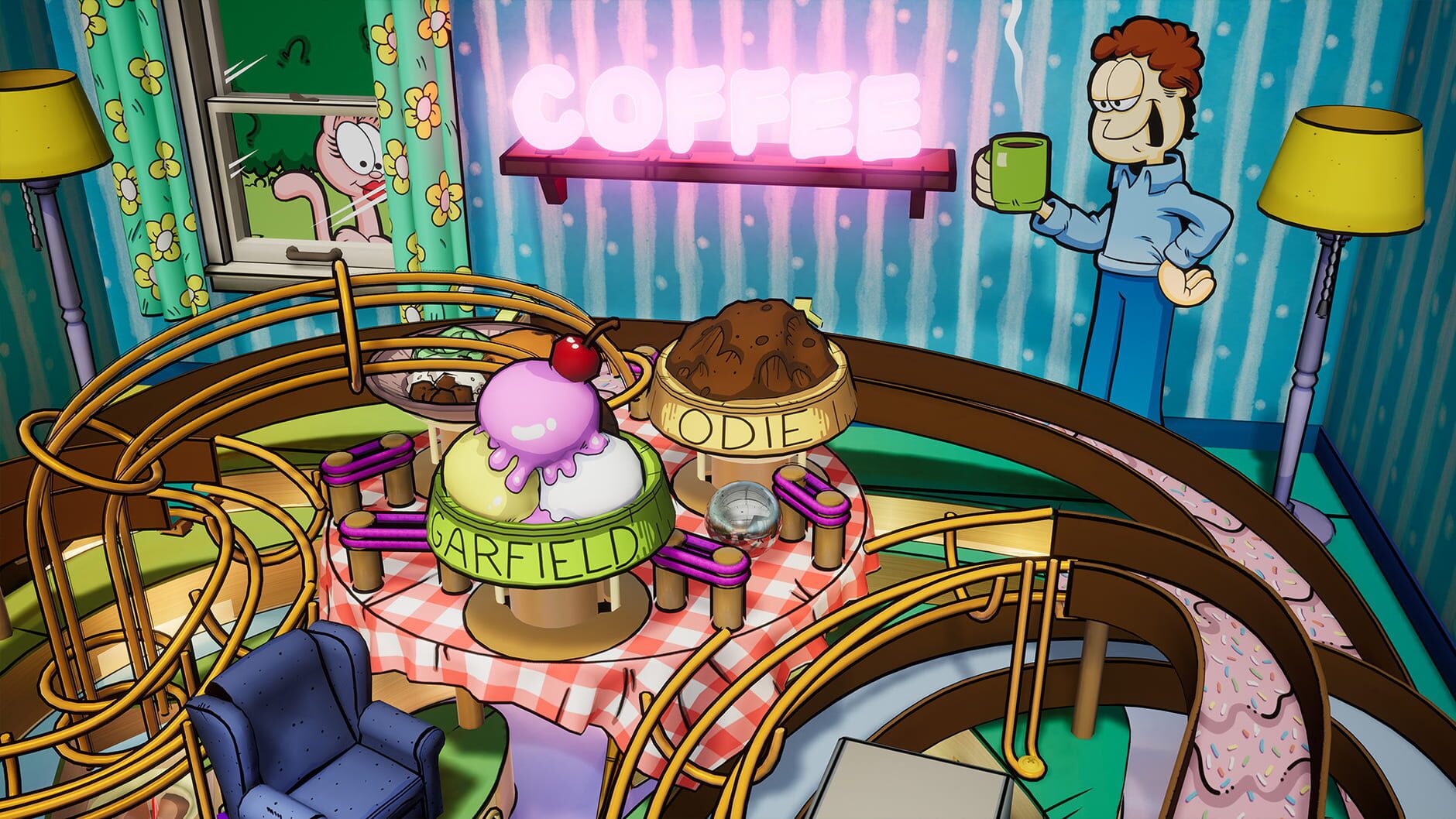 Screenshot for Pinball FX: Garfield Pinball