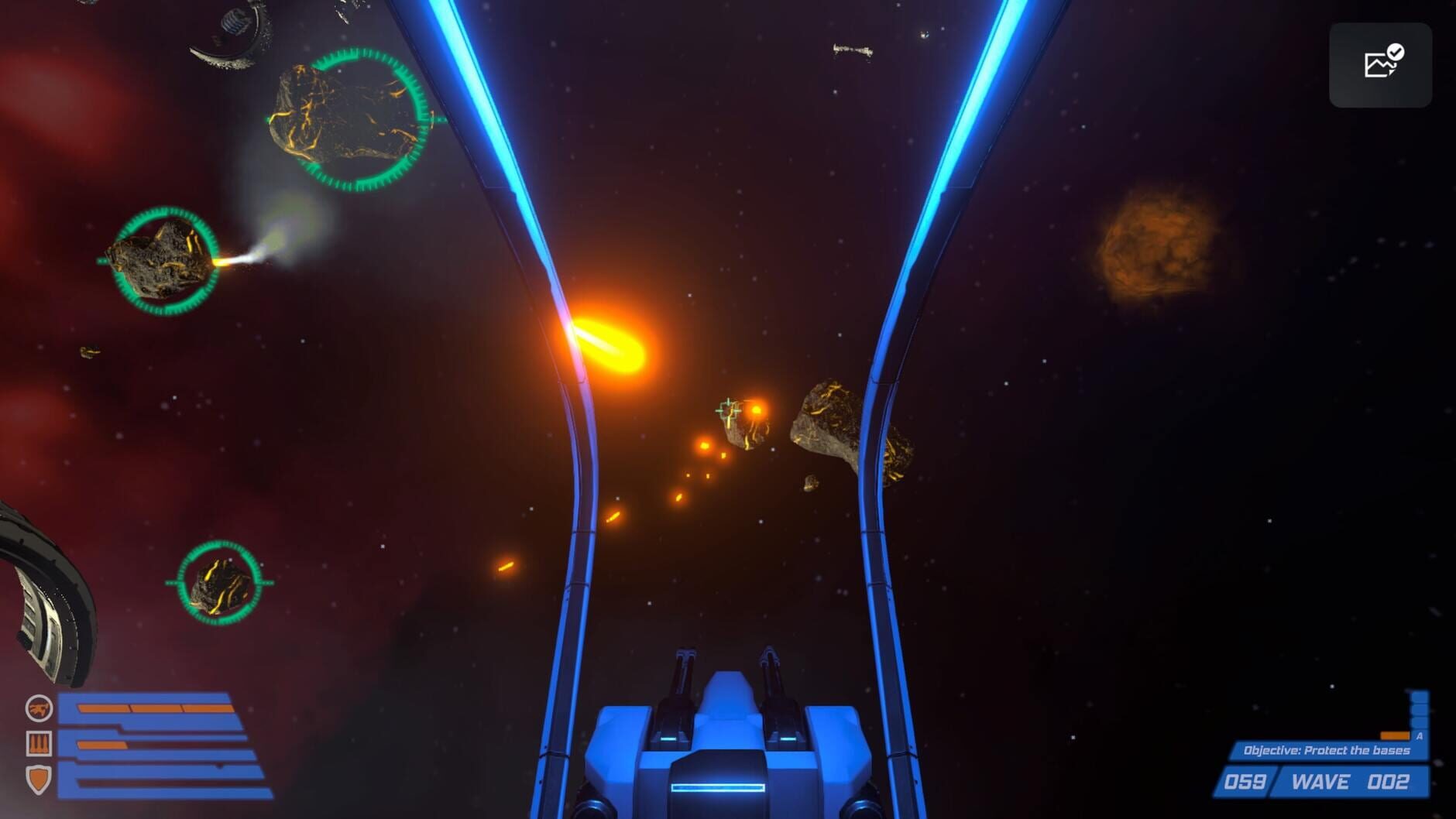 Screenshot for Awesome Asteroids