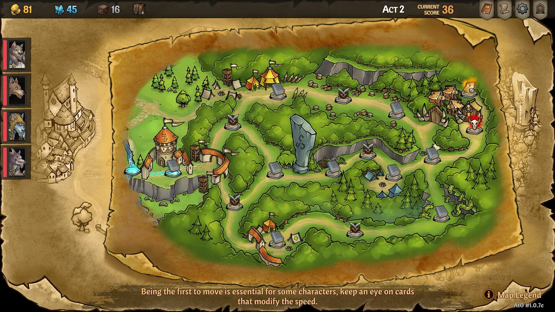 Screenshot for Across the Obelisk: The Wolf Wars