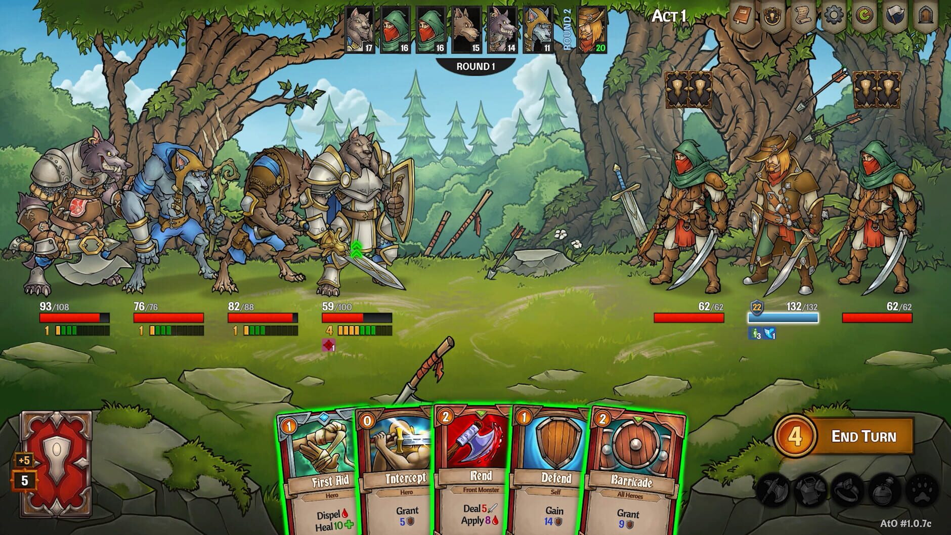 Screenshot for Across the Obelisk: The Wolf Wars