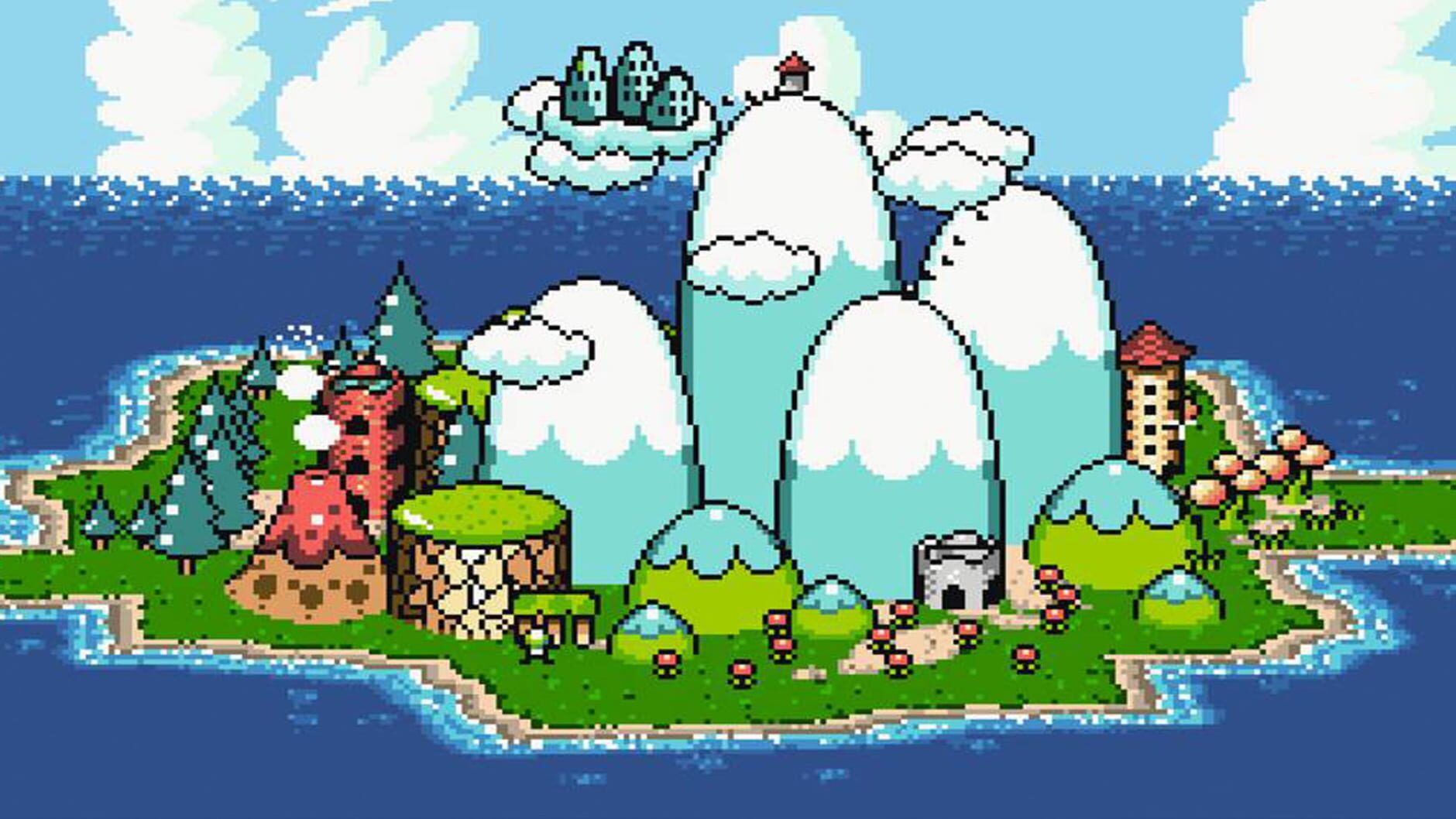 Screenshot for Yoshi's Island: Super Mario Advance 3