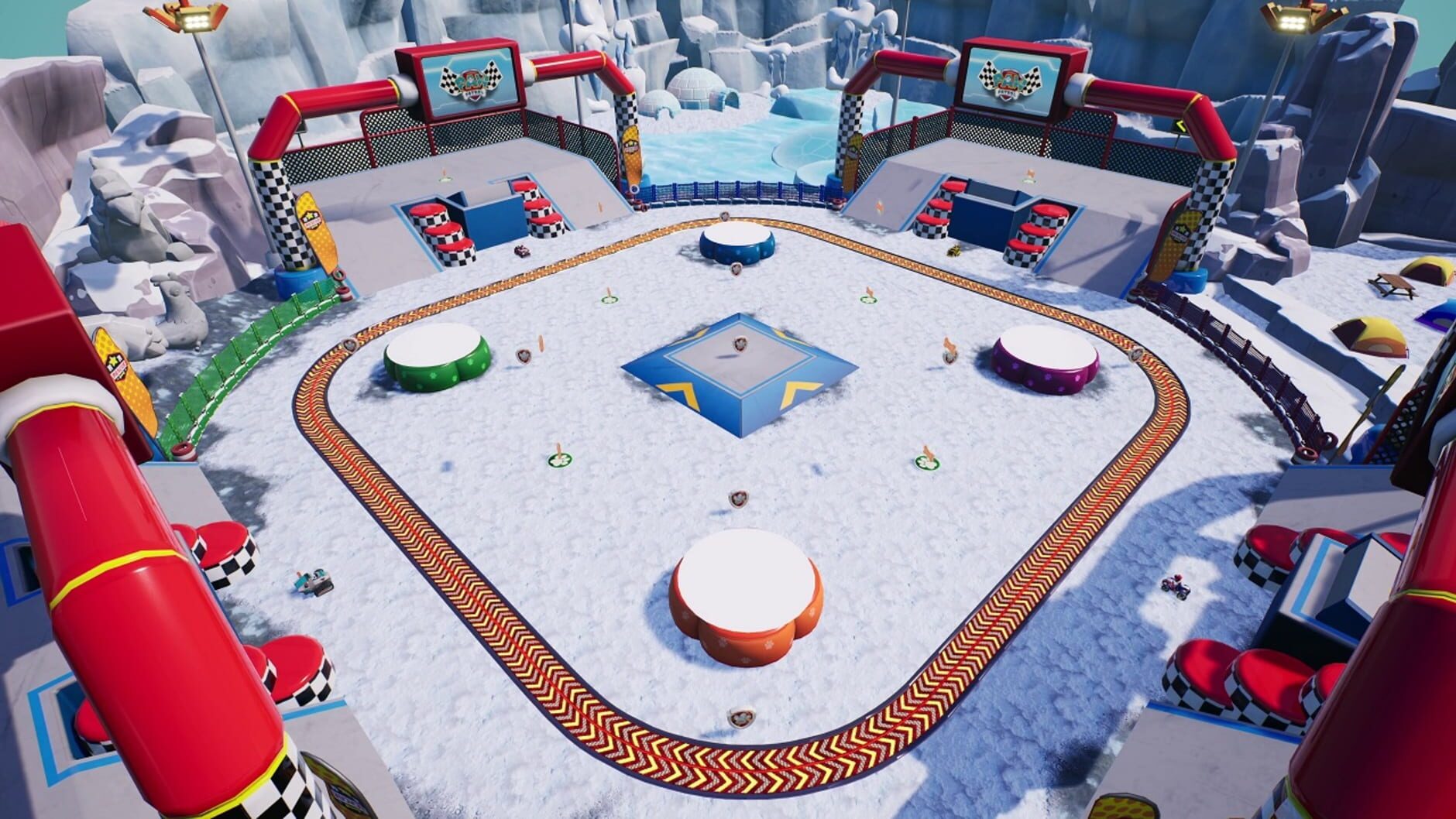 Screenshot for Paw Patrol: Grand Prix - Pup Treat Arena