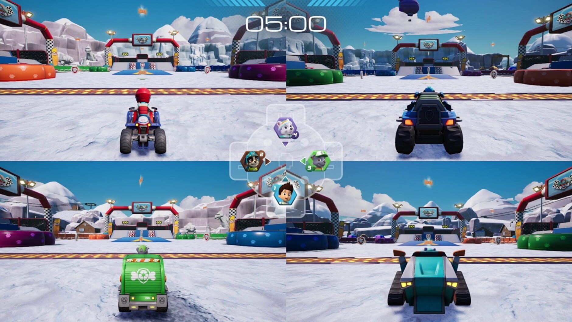 Screenshot for Paw Patrol: Grand Prix - Pup Treat Arena