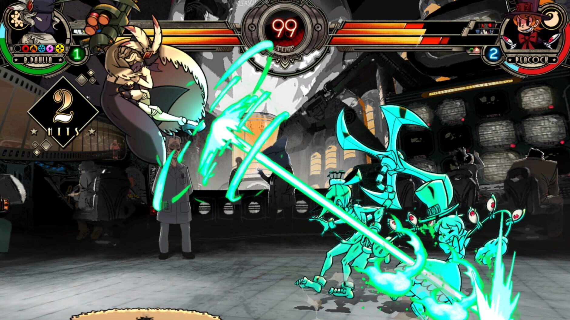 Screenshot for Skullgirls: 2nd Encore - Black Dahlia