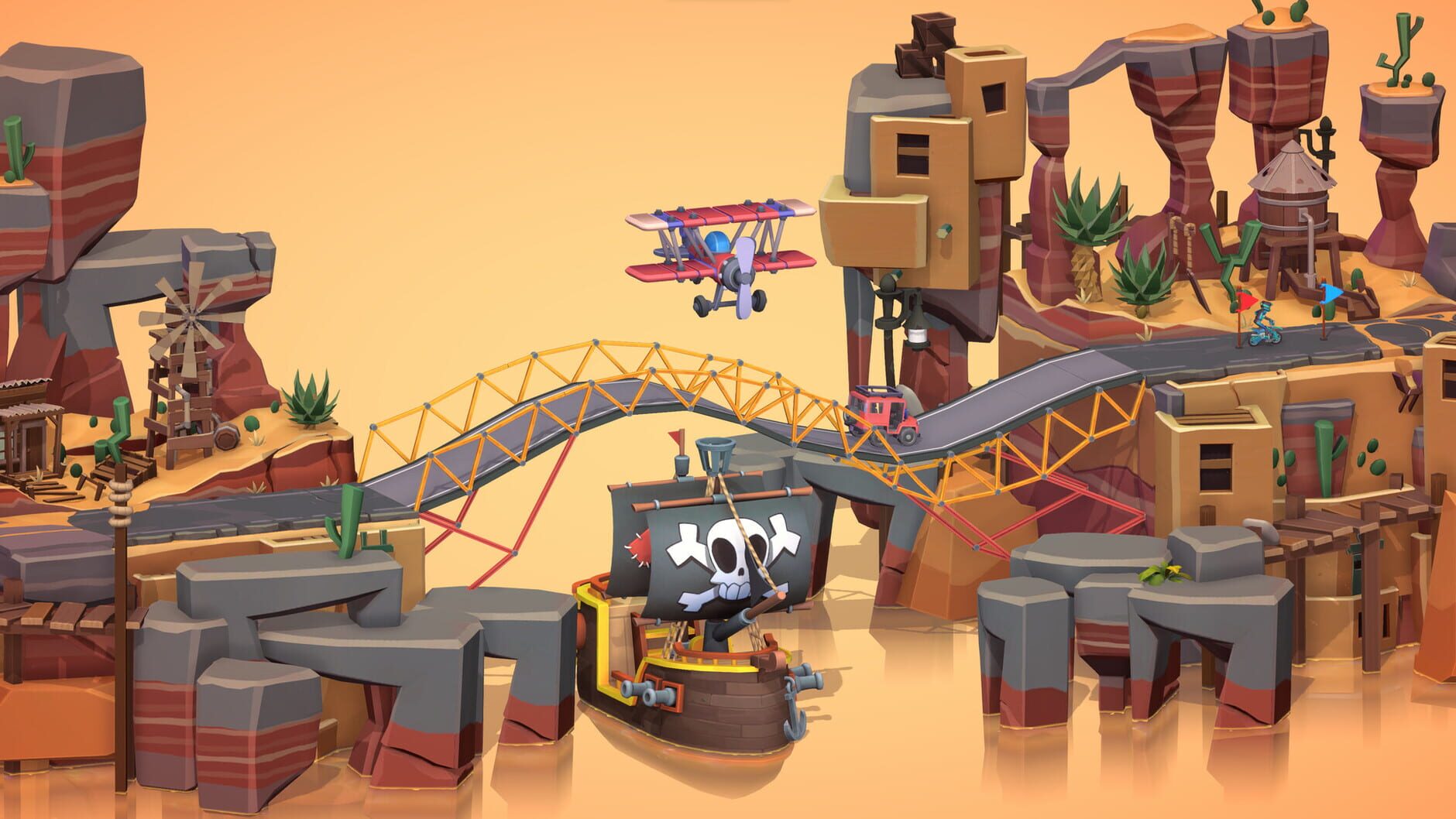 Screenshot for Poly Bridge 3