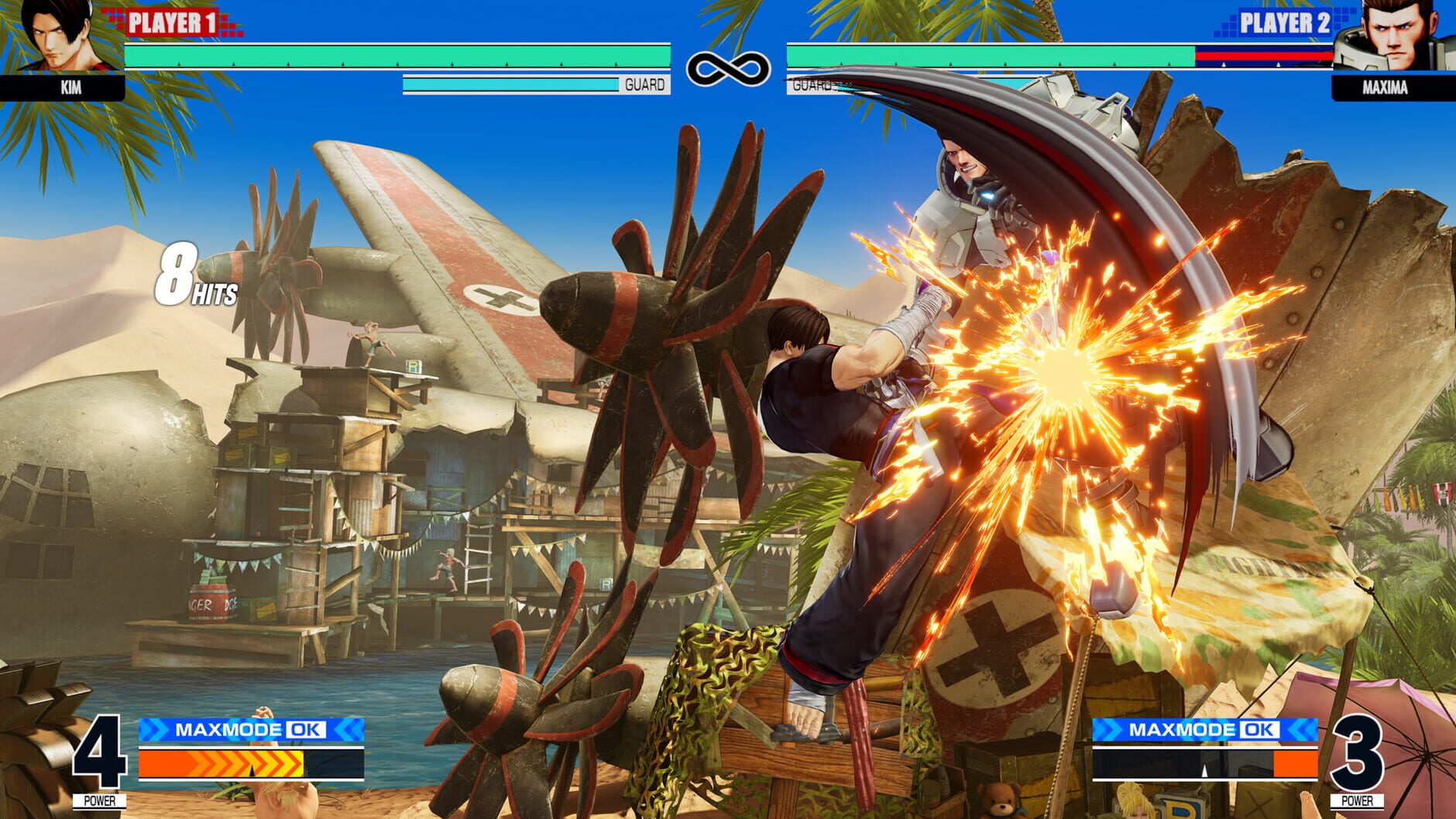 Screenshot for The King of Fighters XV: Characters - Kim Kaphwan