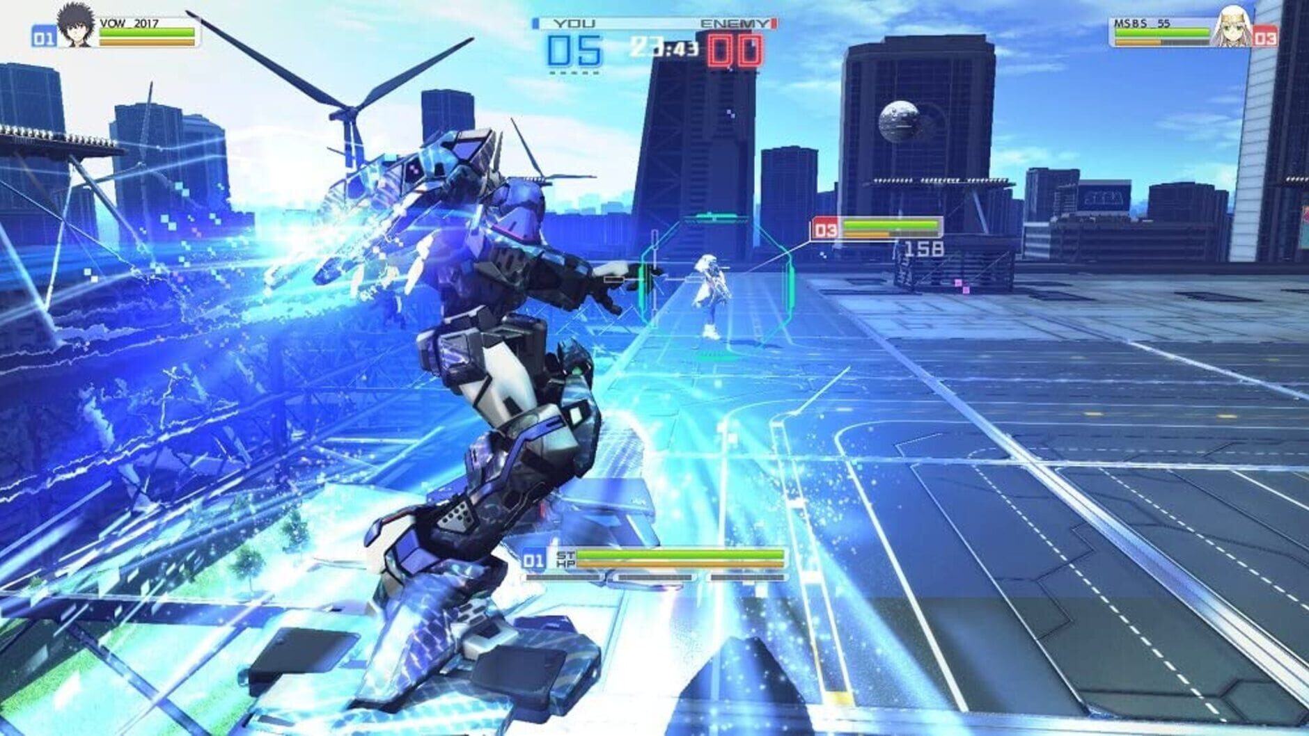 Screenshot for Toaru Majutsu no Virtual-On