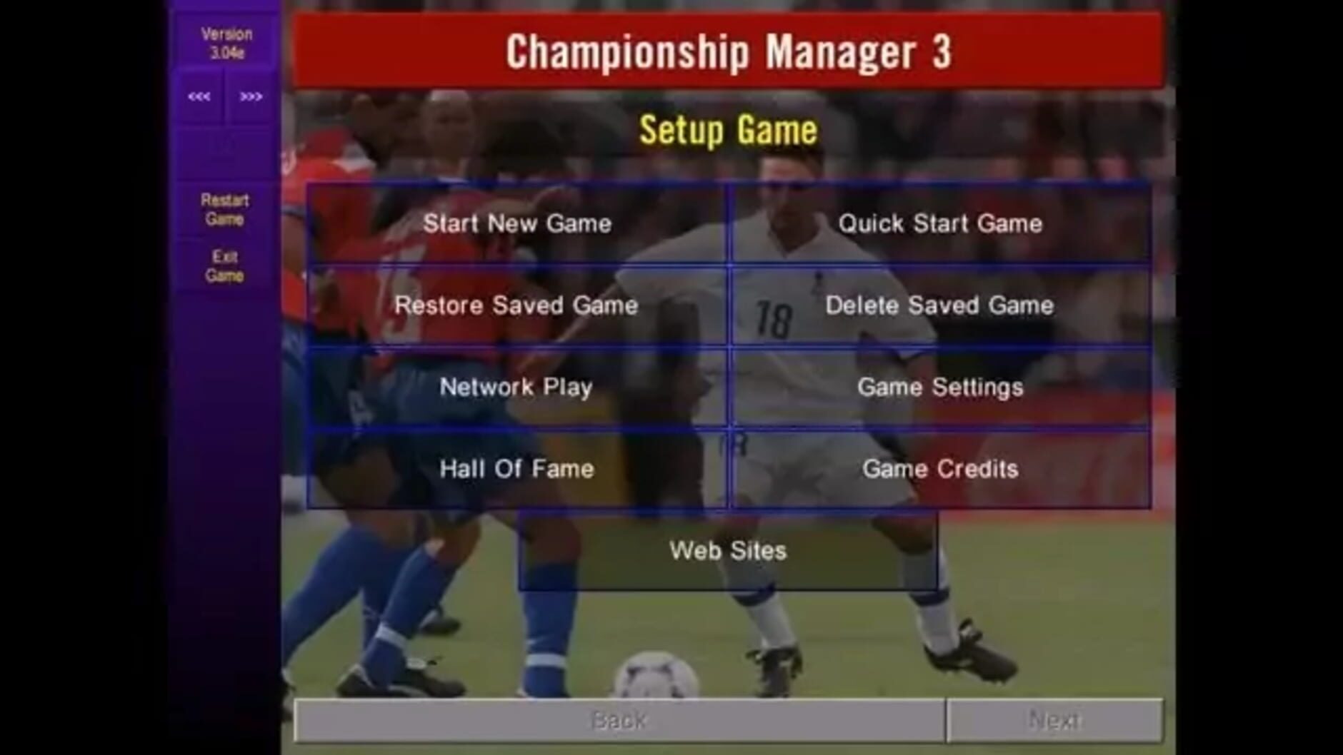 Screenshot for Championship Manager 3