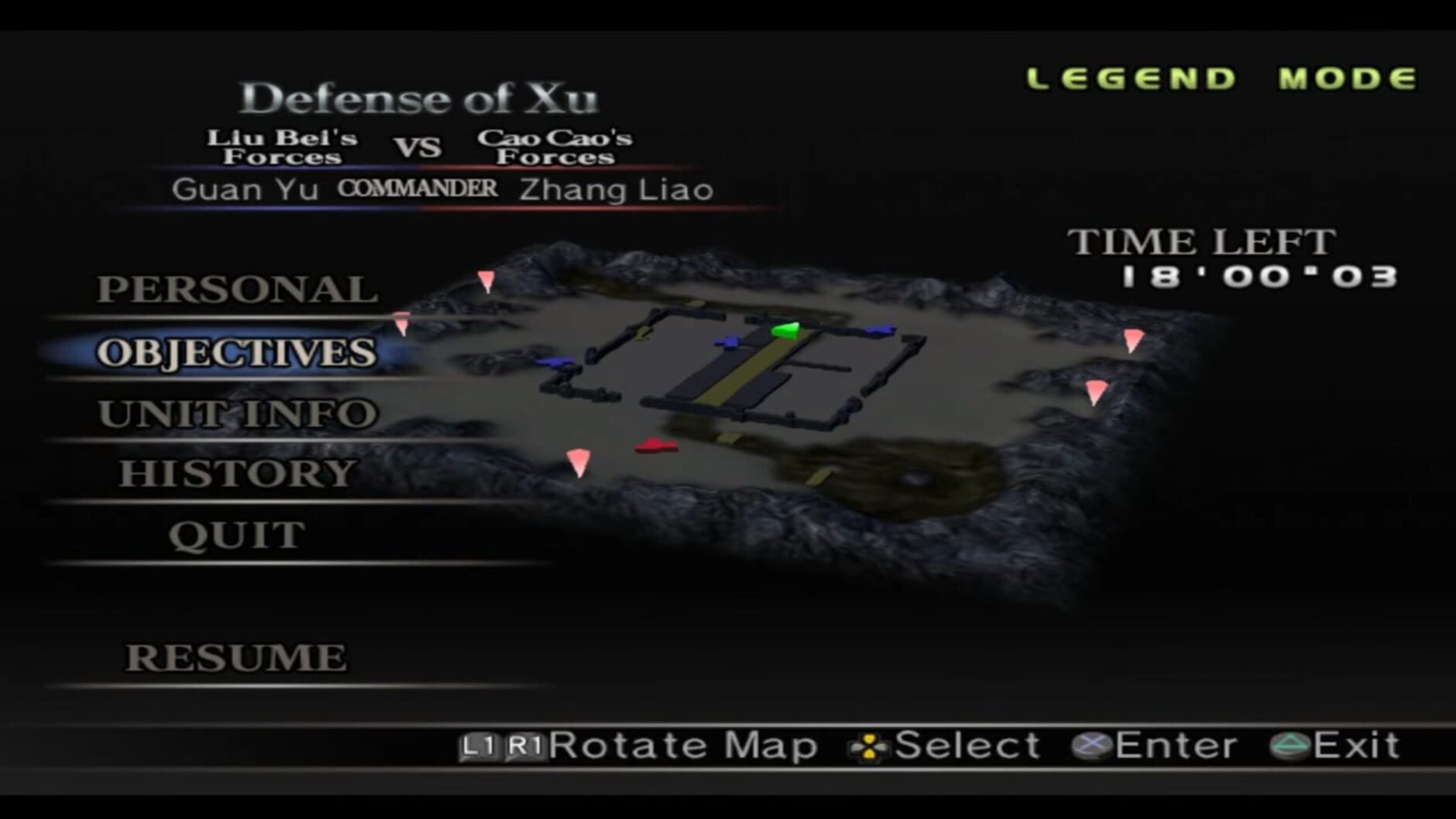 Screenshot for Dynasty Warriors 4: Xtreme Legends